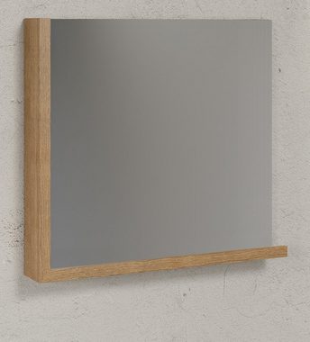 Furn.Design Wandspiegel Synnax (Garderobenspiegel in Evoke Eiche, 80 x 72 cm), mit Ablage
