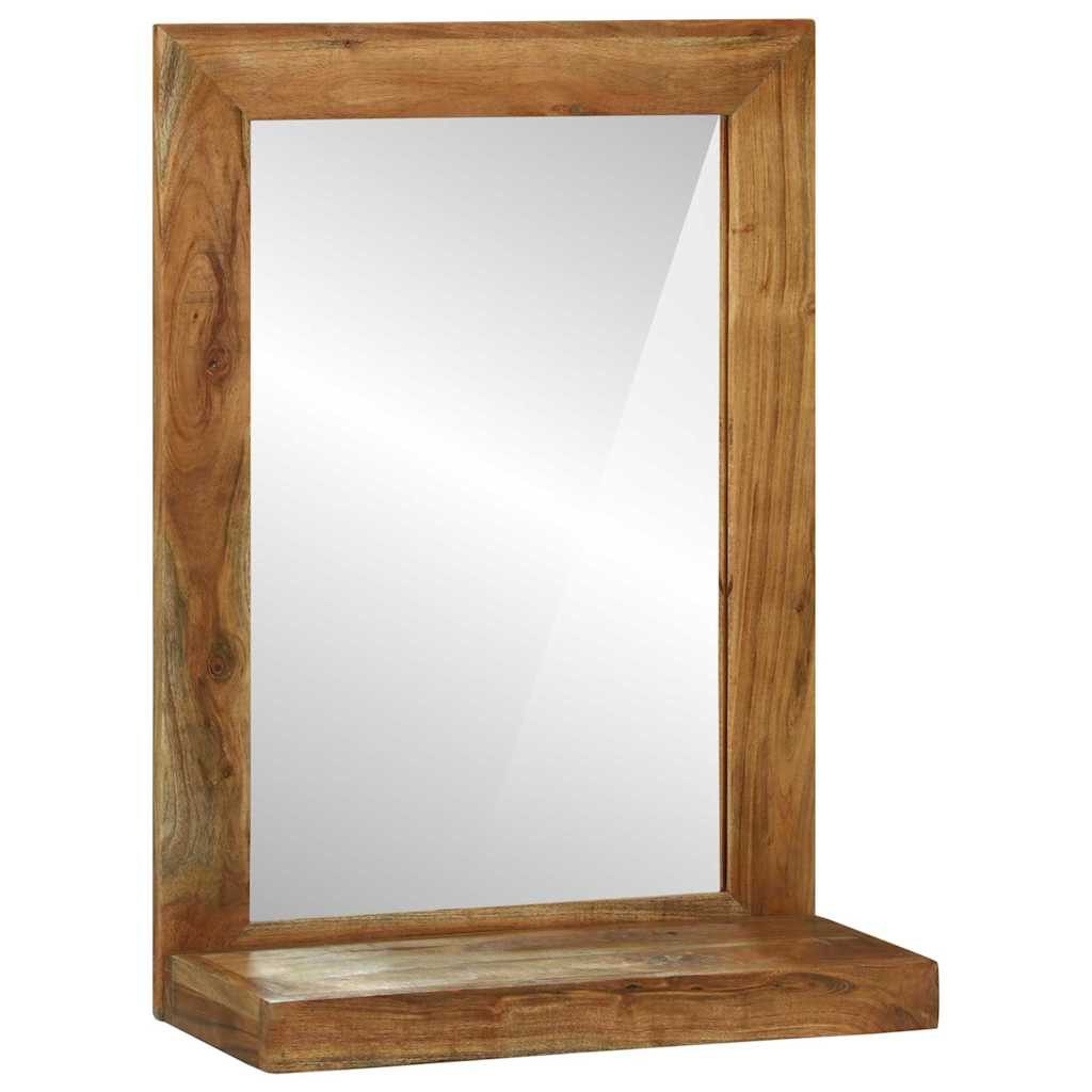 vidaXL Spiegel Badezimmer Spiegel Braun 50 günstig online kaufen