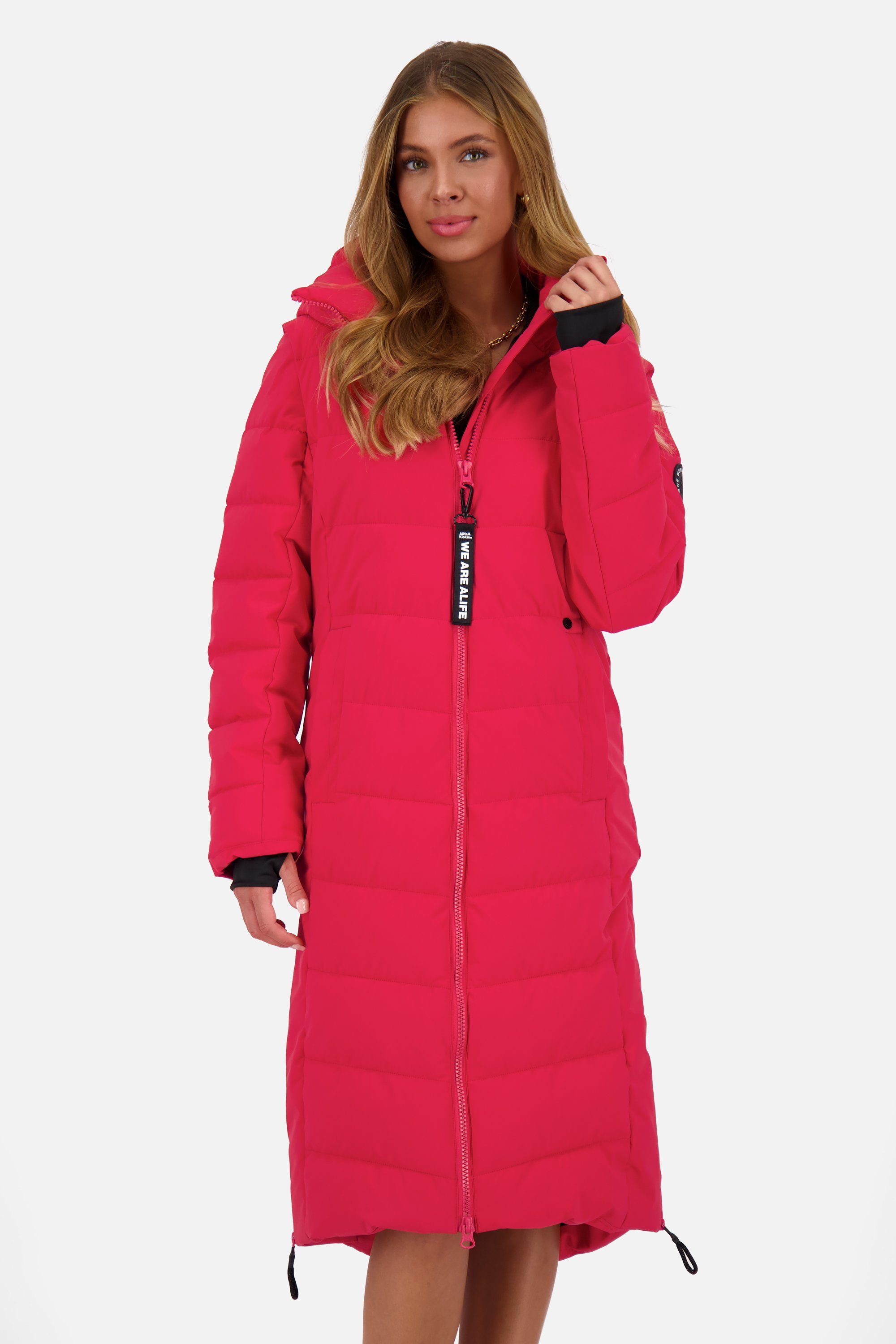 Alife & Kickin Funktionsparka Nellie Steppjacke Pufferjacket Wintermantel mit Kapuze