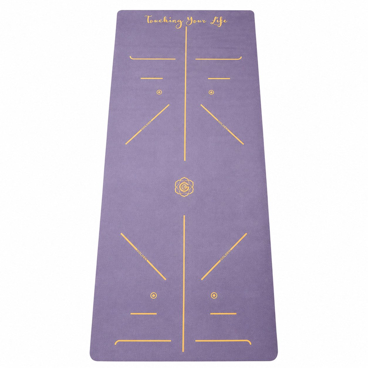 GOLDEN Yogamatte GOLDEN Yogamatte Faltbar rutschfest 1,5mm Dünne Leicht Reise Matte, sehr leicht, viel Griffe, Gummi