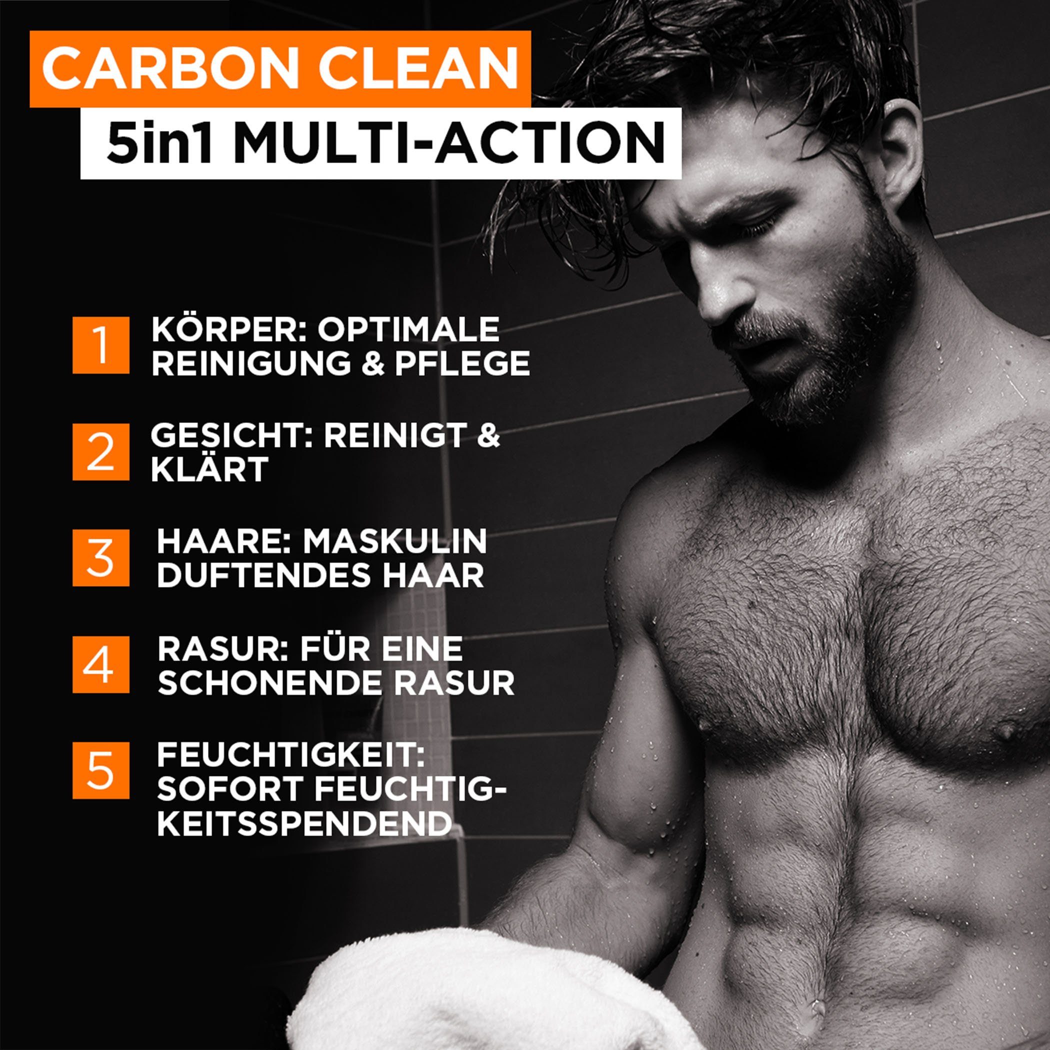 Carbon XL, Pure L'ORÉAL 6-tlg. Duschgel MEN PARIS EXPERT