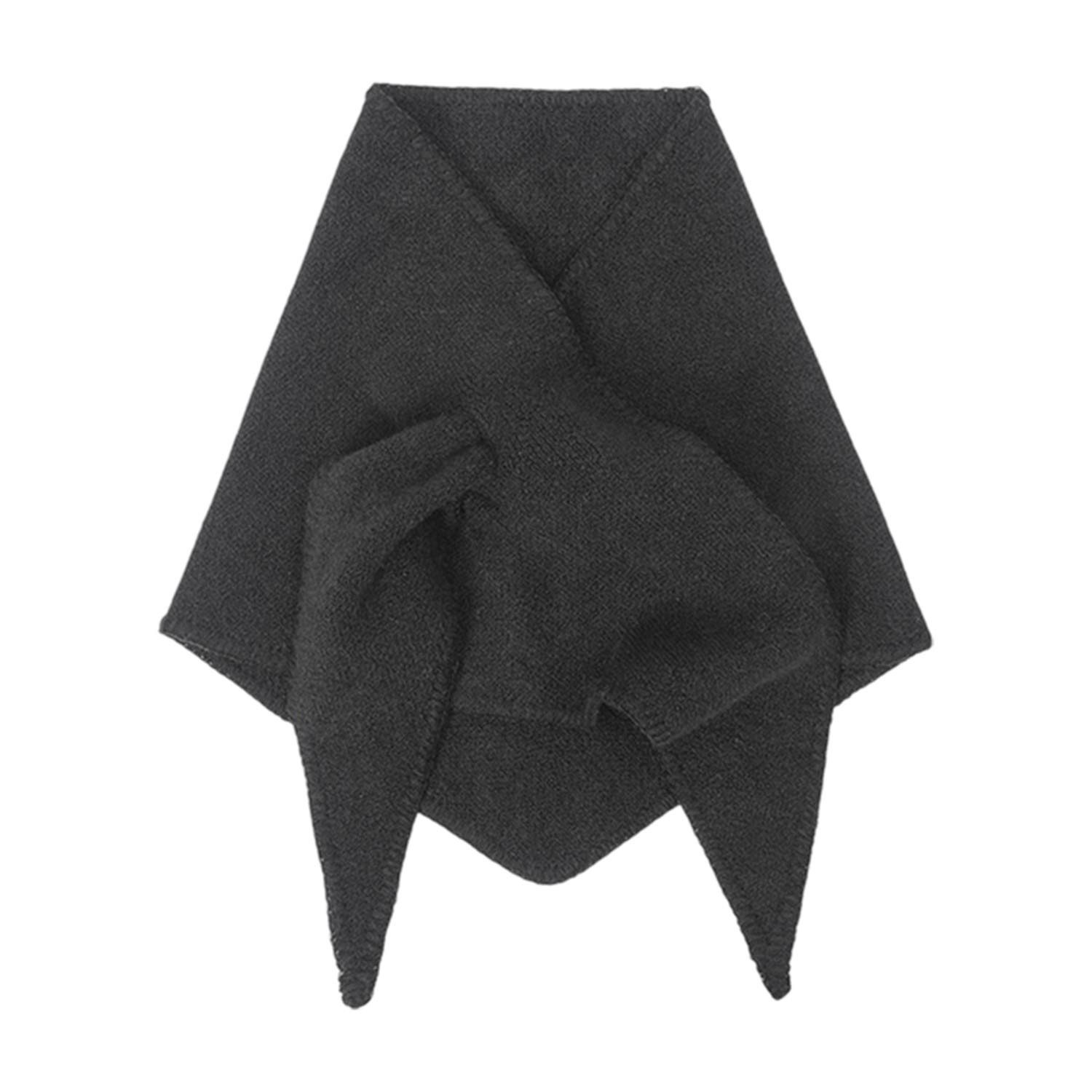 Refttenw Dreieckstuch Damen Schal Bequem & Warm Kopftuch Umhang Klassisches Dreiecksschal, 5% Wolle, 95 x 95 x 160cm