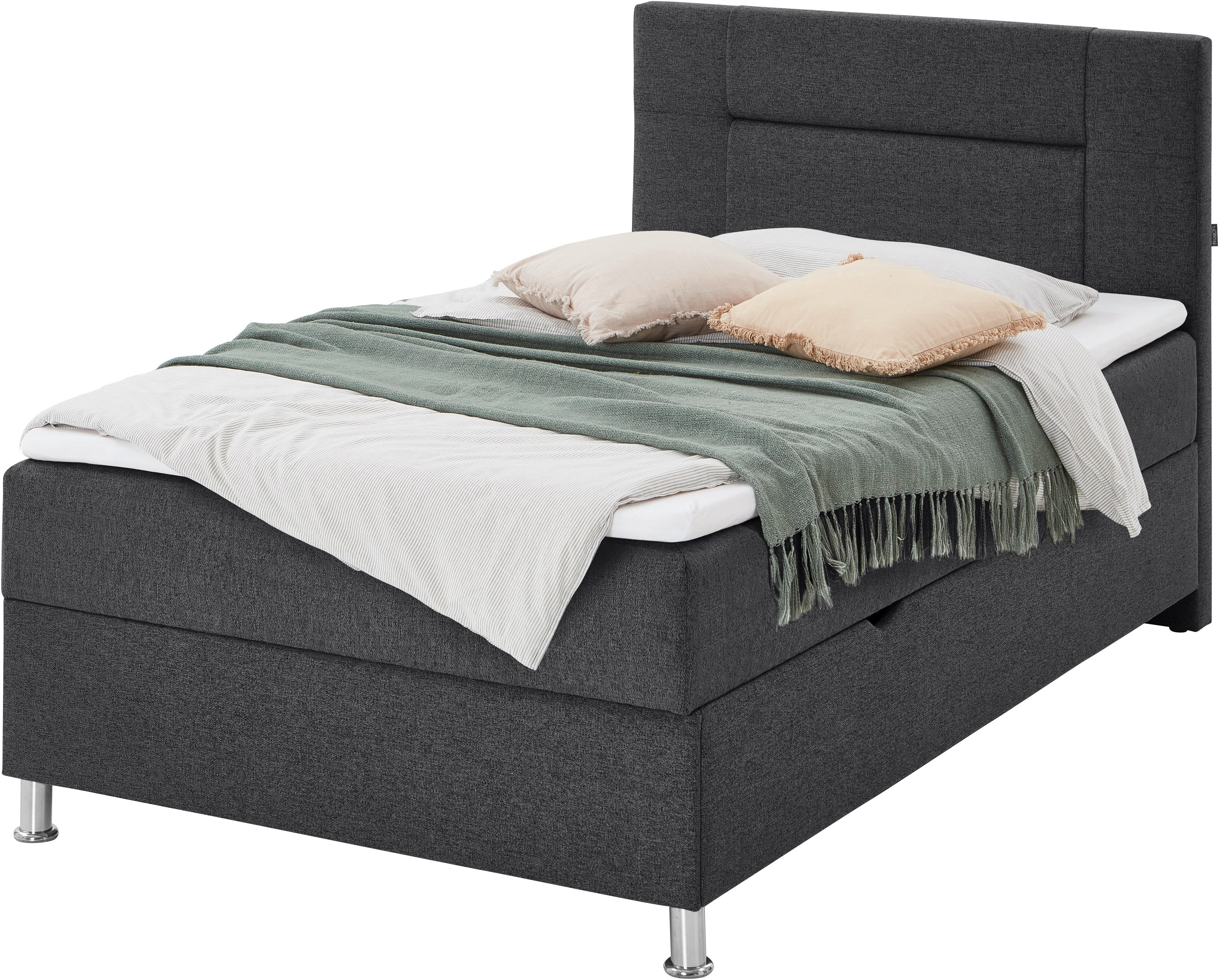 INOSIGN Boxbett Escalon mit Bettkasten, inkl. Topper, erhältlich in den Breiten 120x200cm und 180x200cm