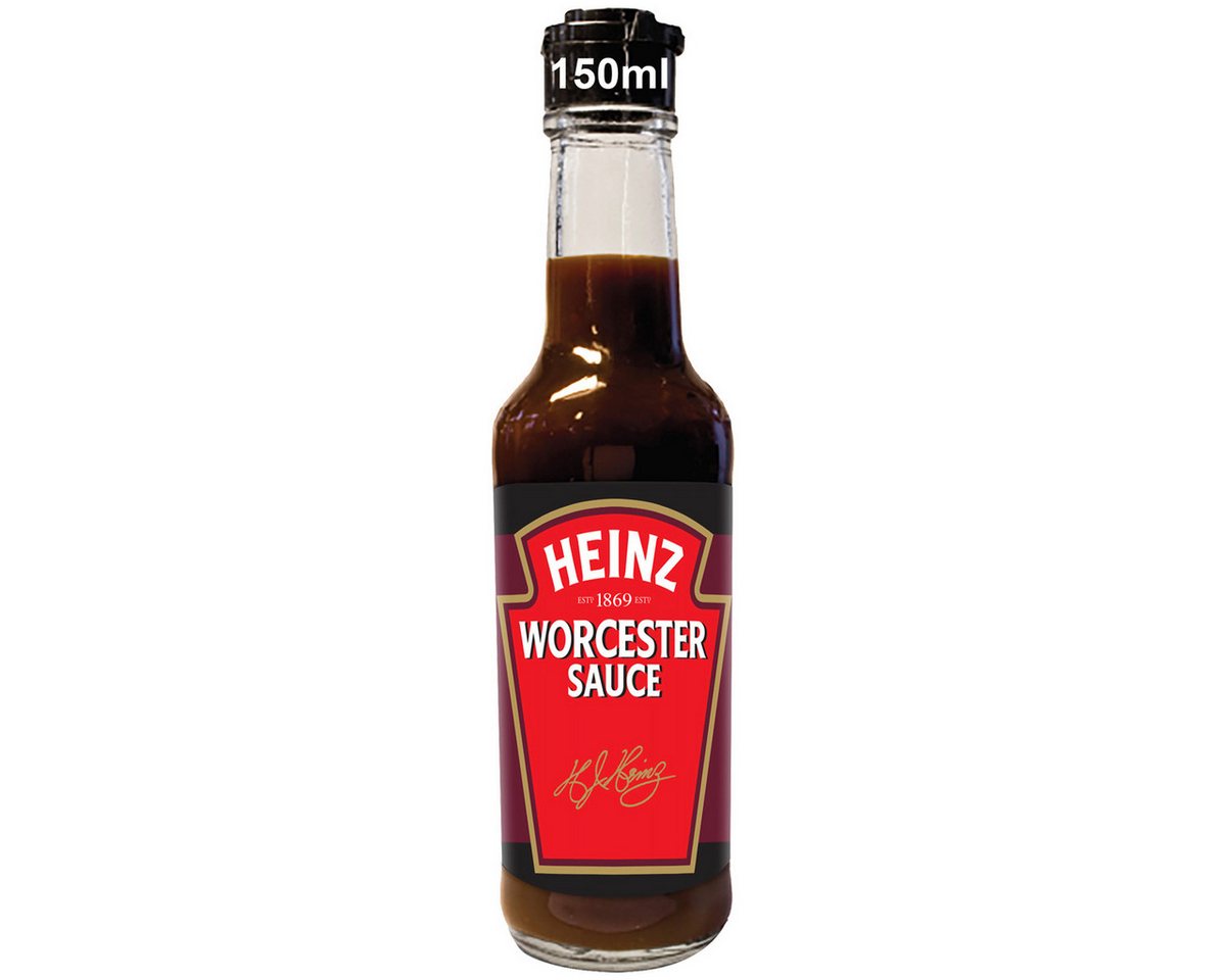 Heinz Saucen, Heinz Worcestershire Sauce flüssige pikante Würzsauce 150 ml