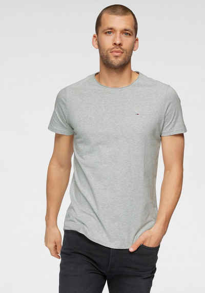 Tommy Jeans T-Shirt TJM SLIM JASPE C NECK mit Markenlabel