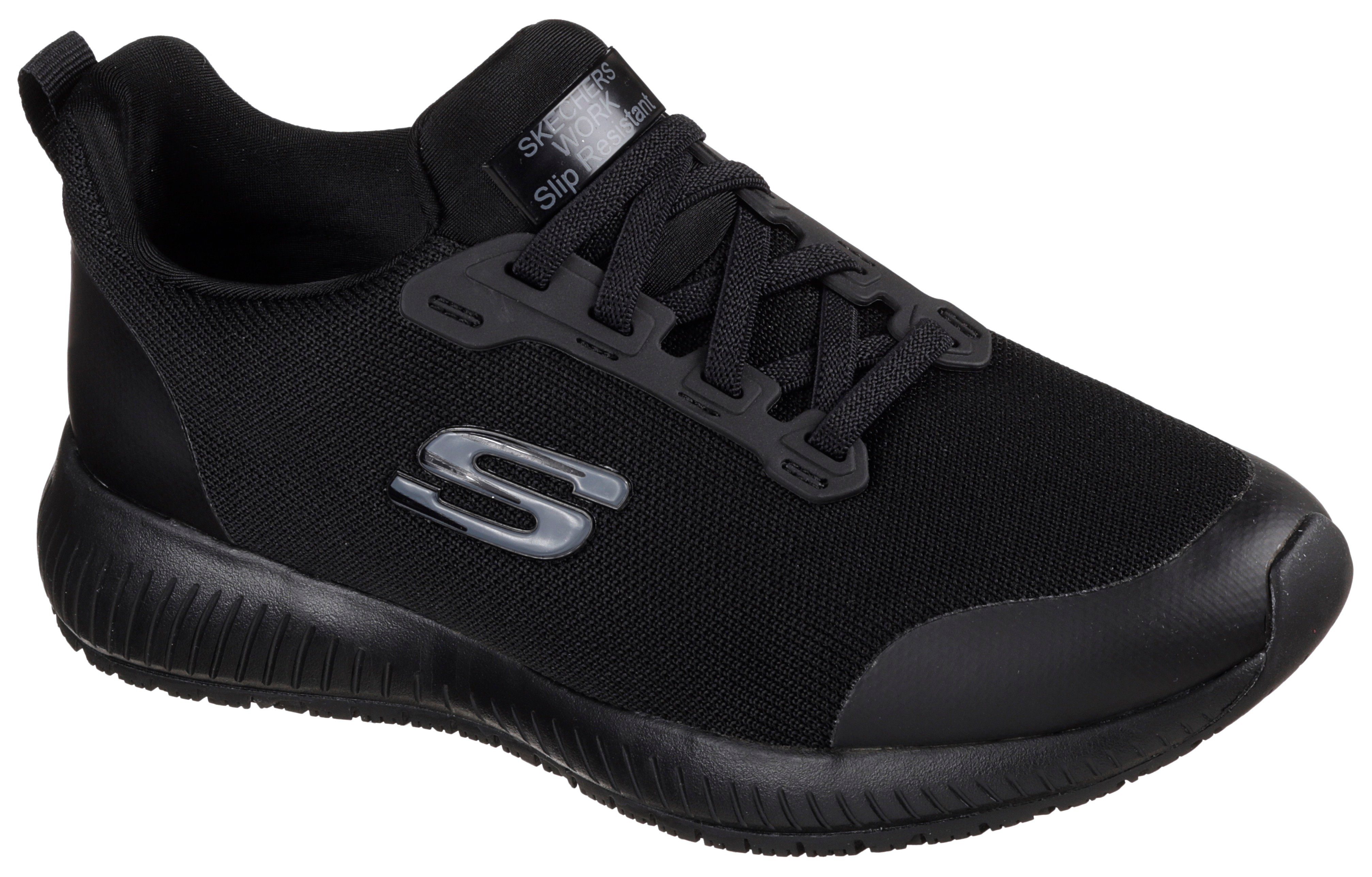 Skechers SQUAD SR Berufsschuh, Sneaker für Gastronomie & Pflege mit gepolstertem Schaftrand