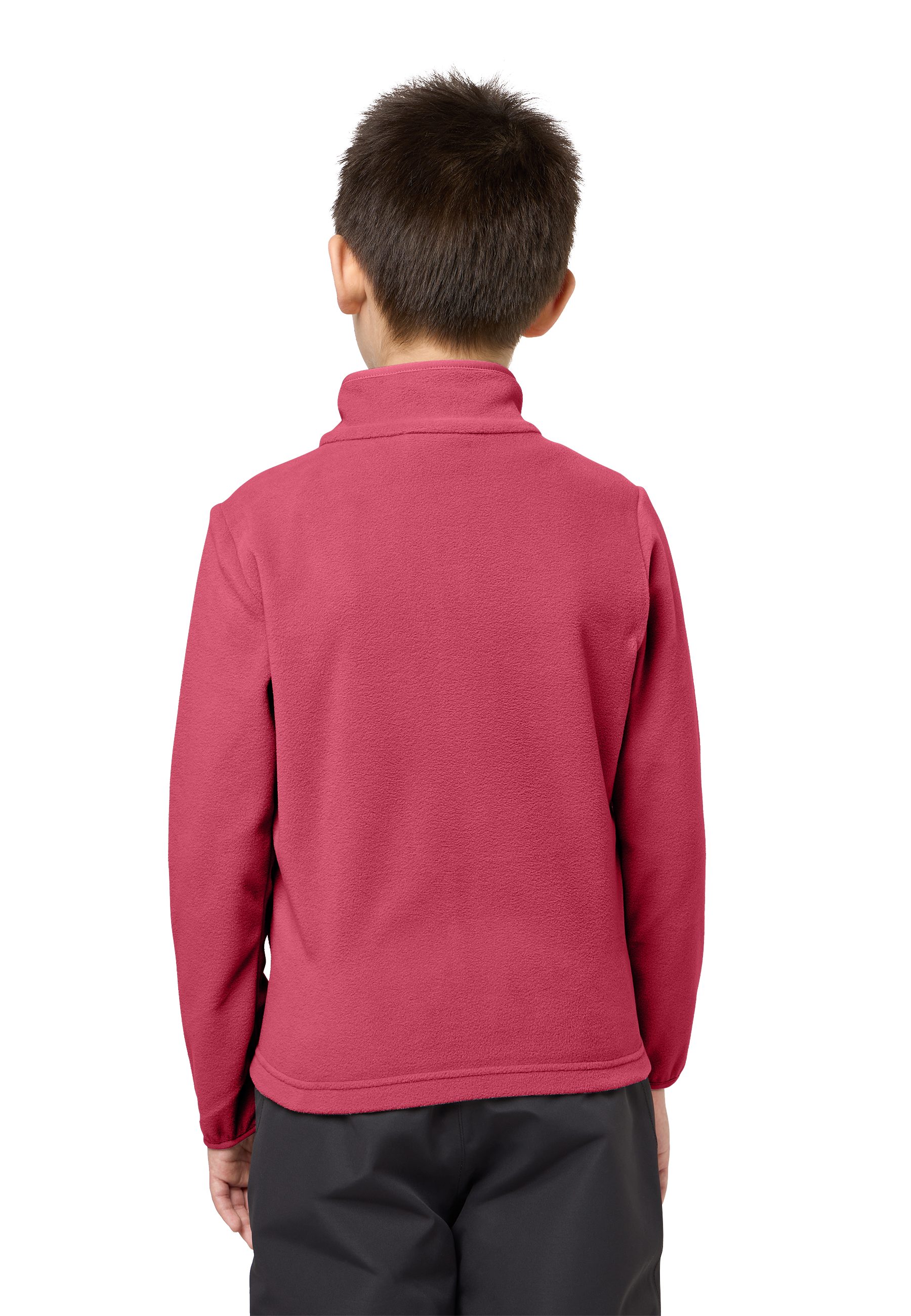 Jack Wolfskin Fleecejacke TAUNUS JACKET K hochschließender Kragen, mit Reißverschluss, atmungsaktiv, winddicht