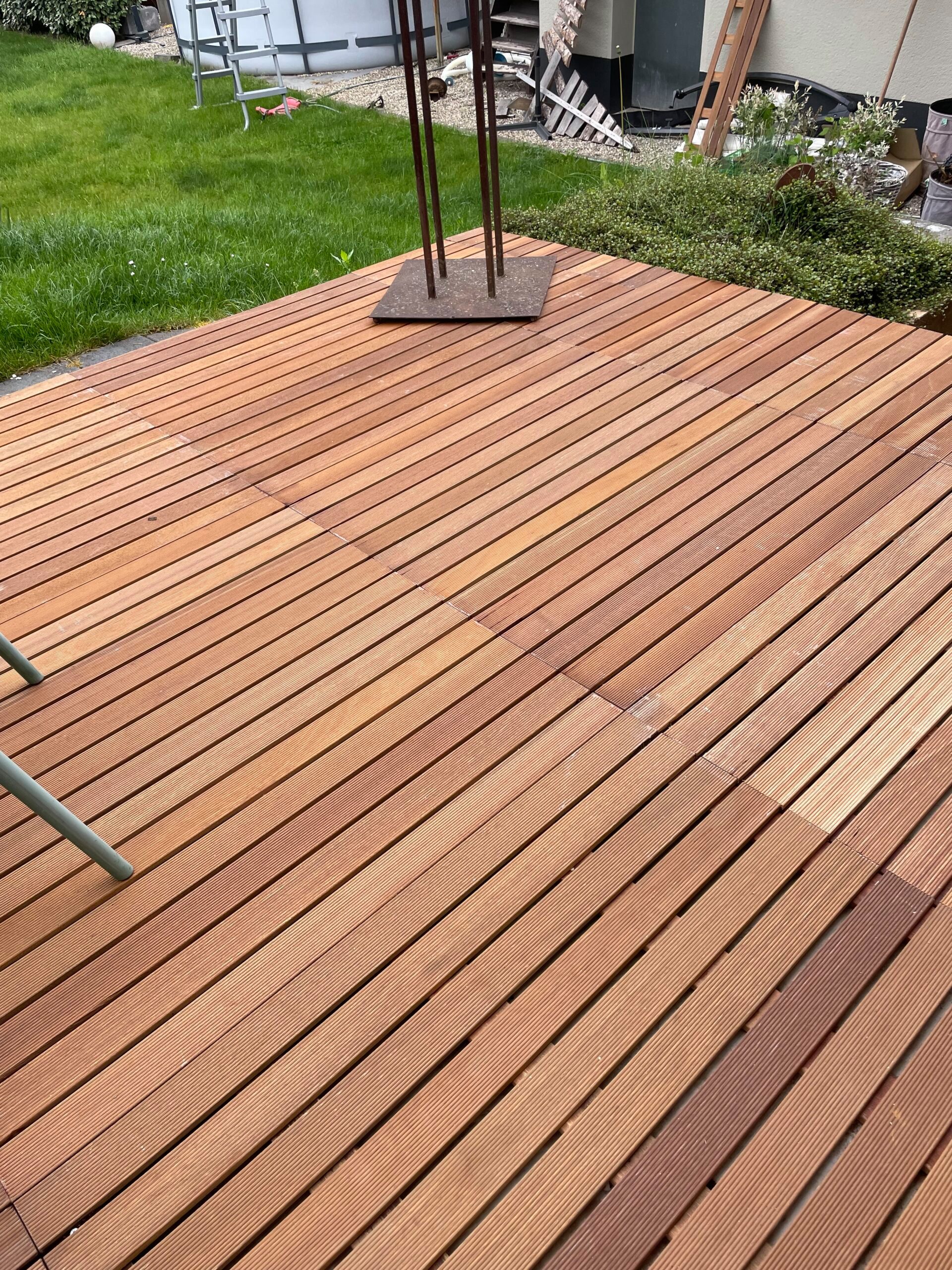 Belladoor Terrassenplatte Belladoor Holz Terrassenfliese Braun Outdoor, Holz 100x100, Braun