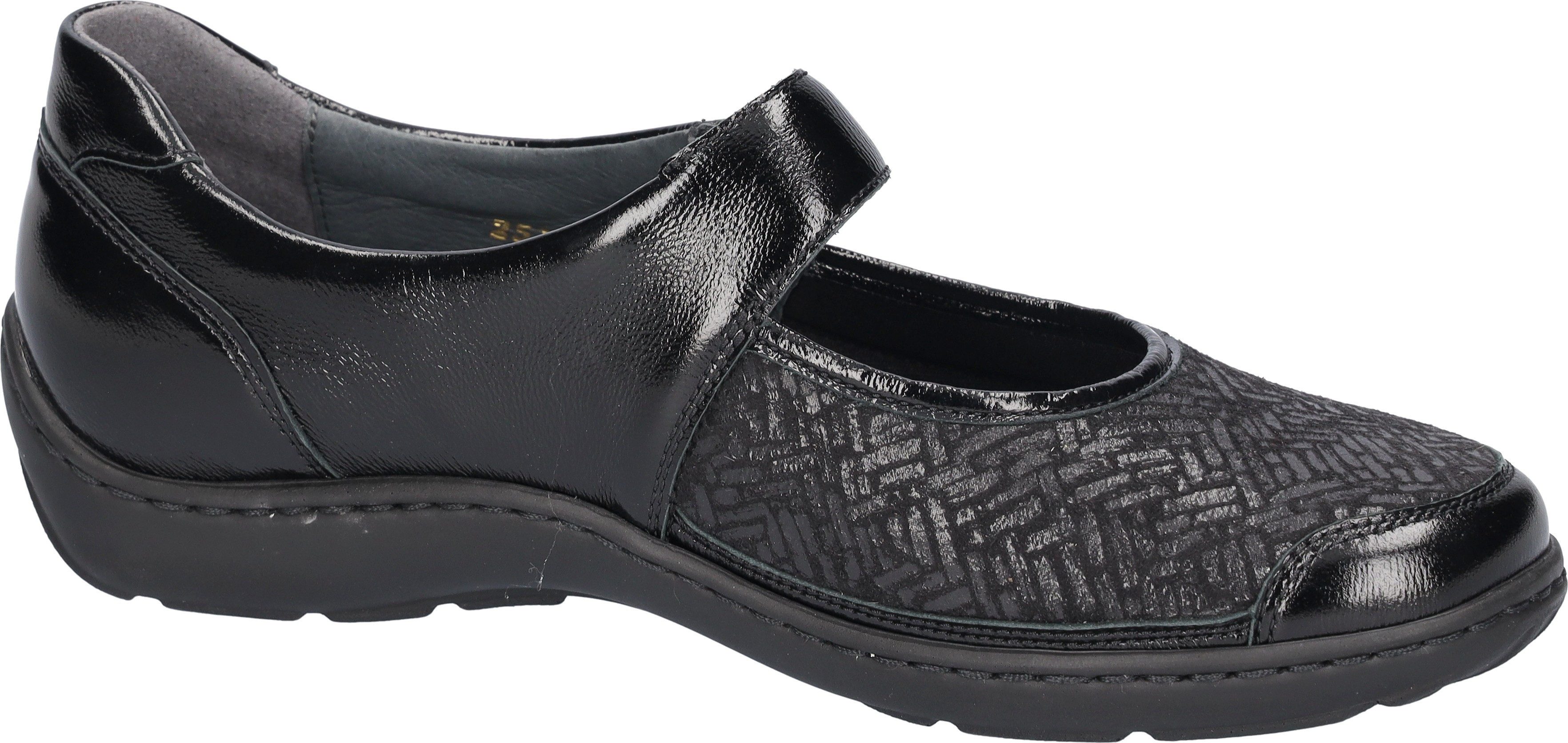 Waldläufer HENNI-Soft Riemchenballerina Klettschuh, Komfortschuh, Bequemschuh, Weite H, mit Orthotritt – Bild 5 von 5