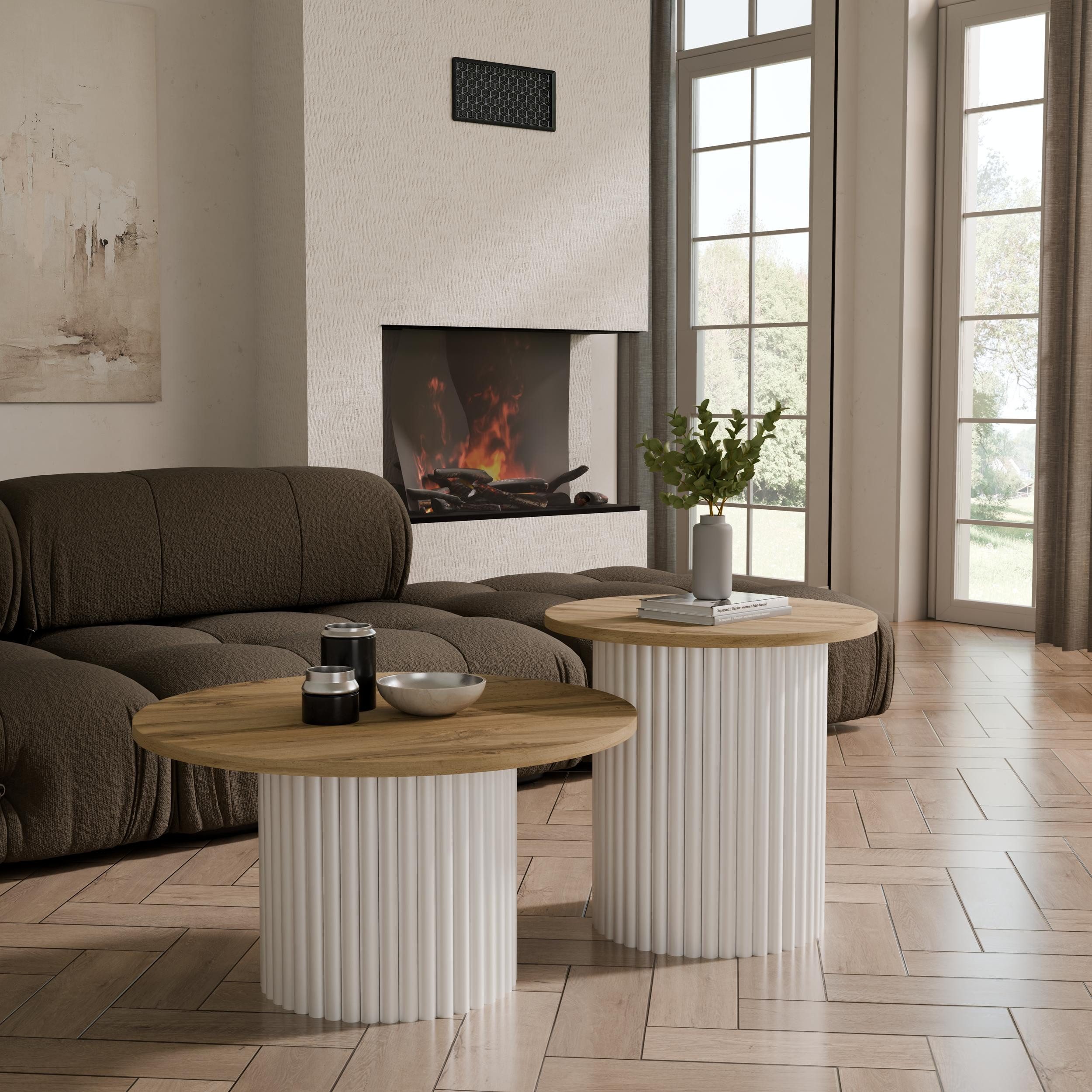 Design Möbel Couchtisch Couchtisch LOMELO 2in1