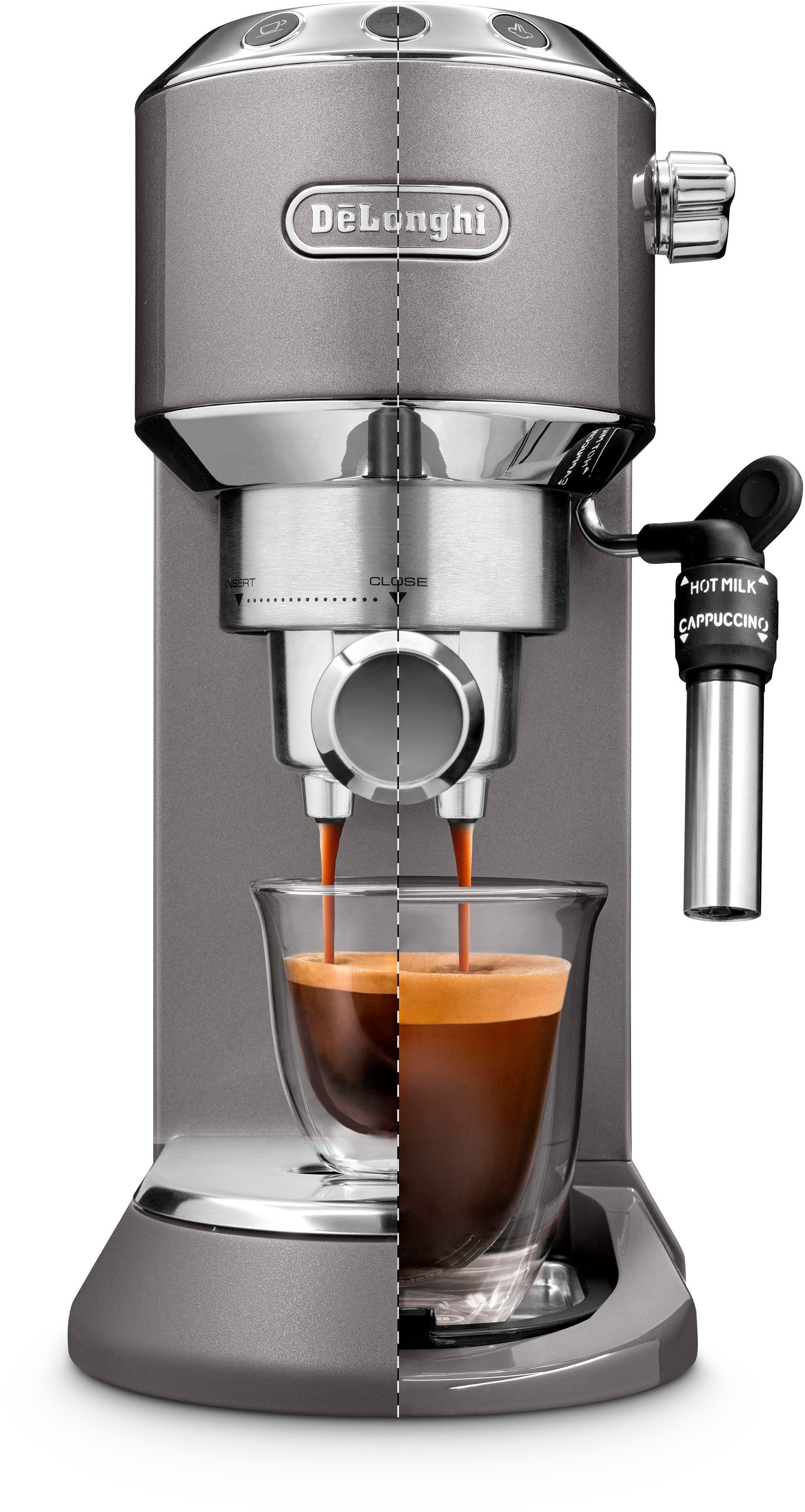 De'Longhi Siebträgermaschine Dedica EC785.GY | OTTO