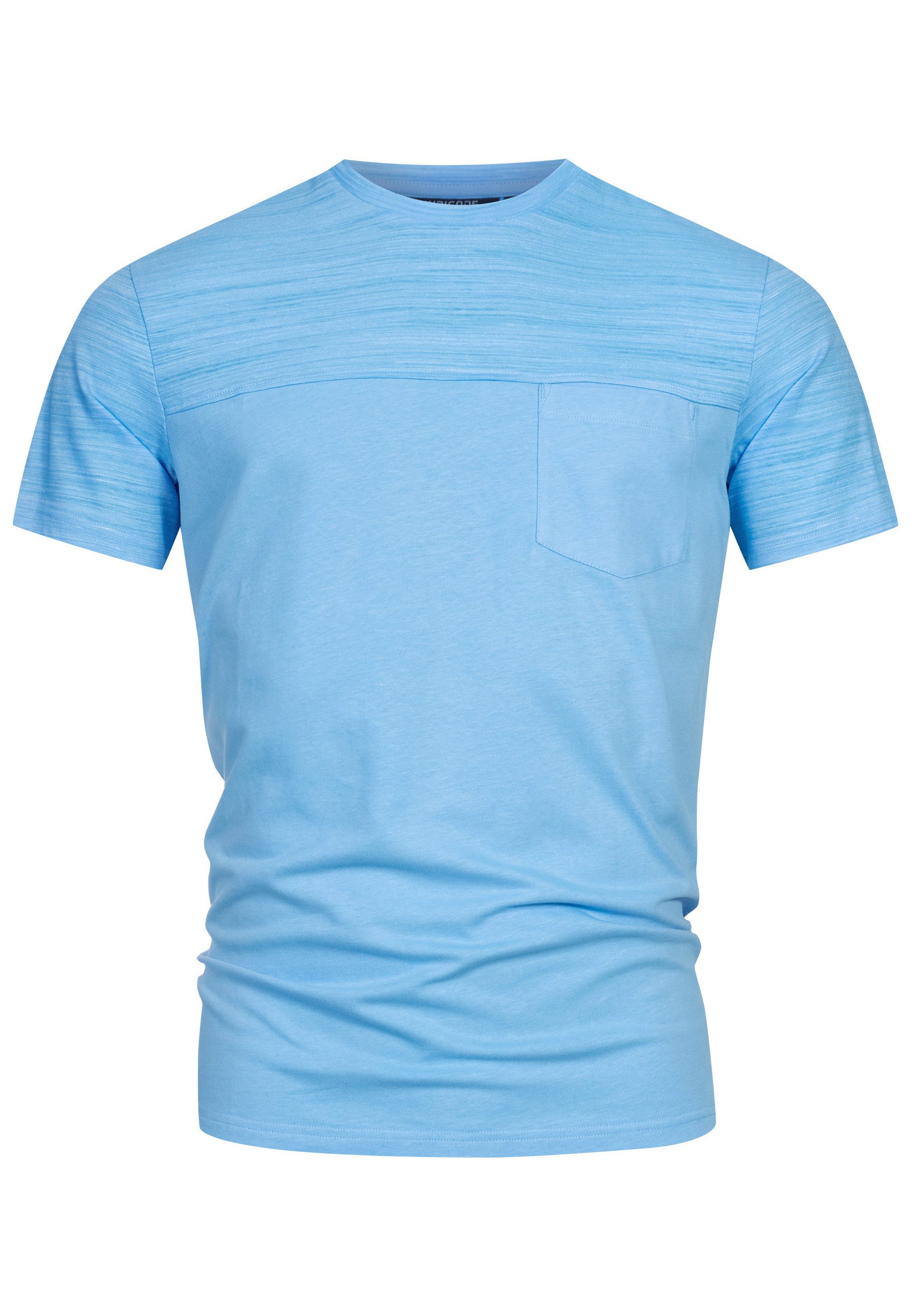 Indicode T-Shirt INSprings mit dezenter Brusttasche günstig online kaufen