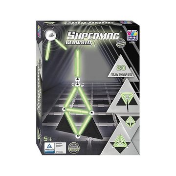 Supermag Magnetspielbausteine Supermag Glowstix, 20 Teile