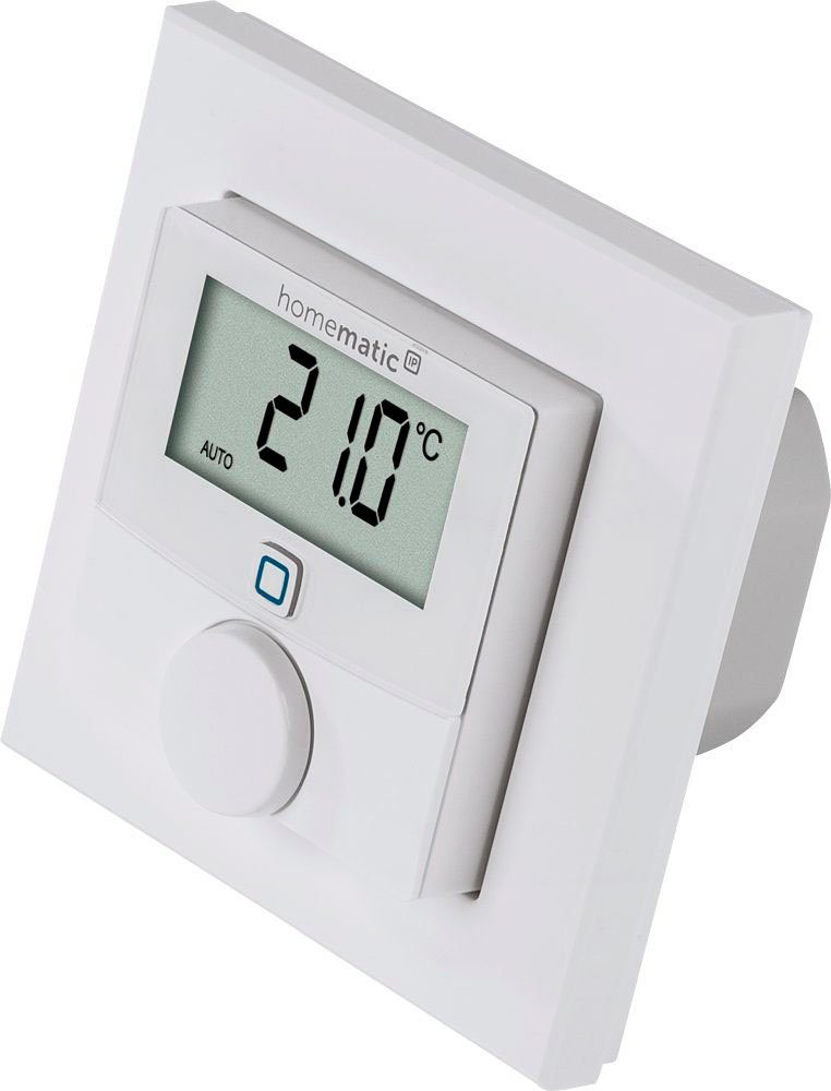 Homematic IP Heizkörperthermostat Wandthermostat mit Schaltausg. für Markenschalter 230 V – Bild 4 von 5