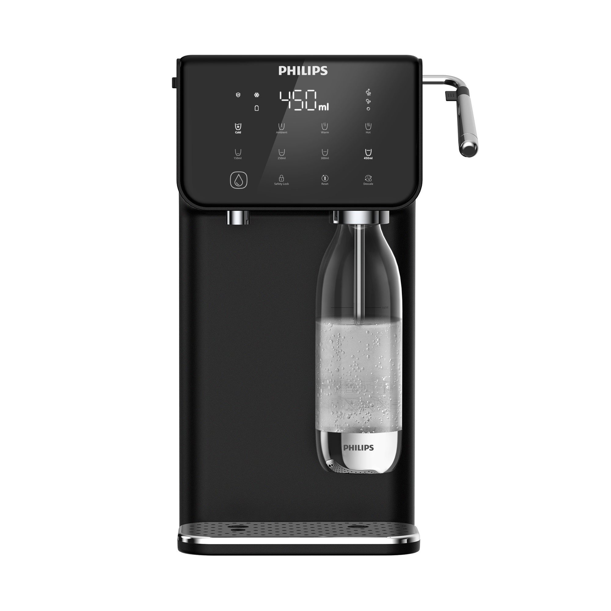 Heißwasserspender Heiß & kalt ADD5962BK/10 inkl. 1x CO2-Zylinder + Wasserfilter