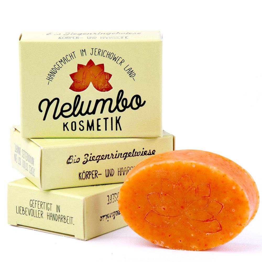 Nelumbo Kosmetik Haarshampoo Ziegenringelwiese, 50 g