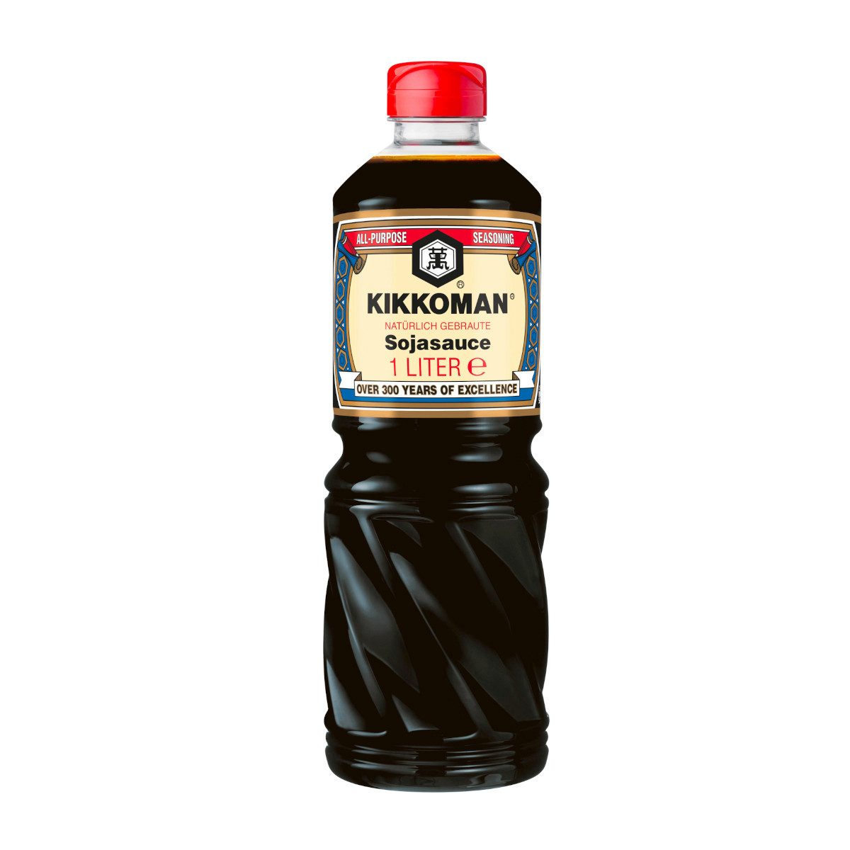 Kikkoman Saucen, KIKKOMAN Soja-Sauce Würze für Pasta Burger Salate und Dessert 1000ml