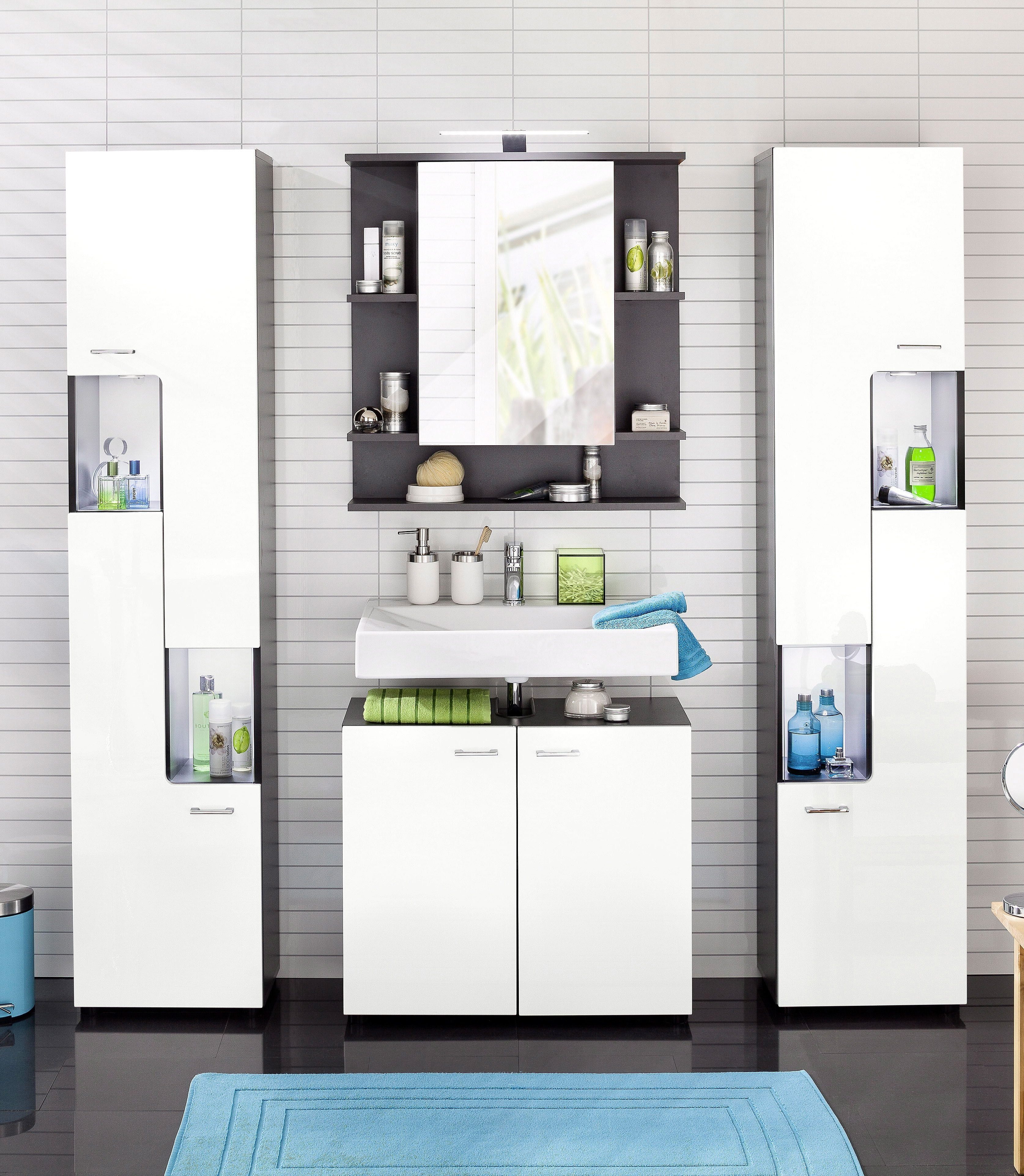 welltime Waschbeckenunterschrank Tias Waschbeckenunterschrank mit 2 günstig online kaufen