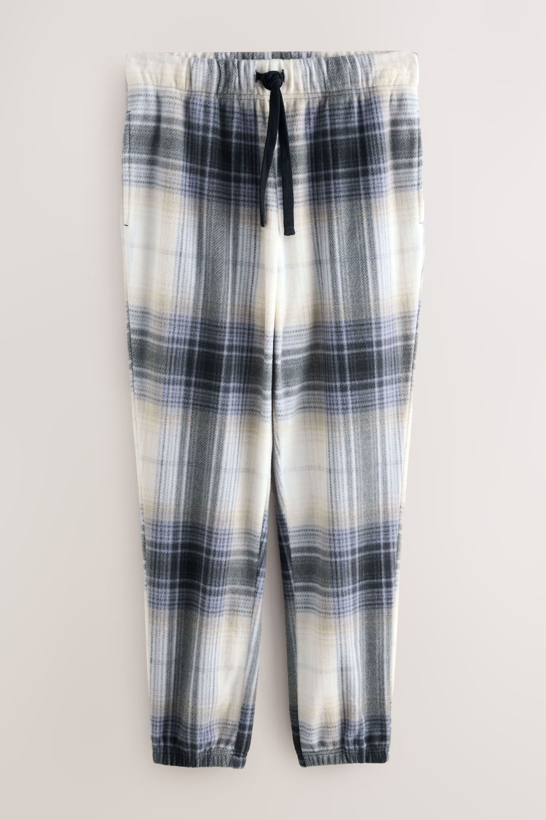 Next Pyjama Karierter Thermofleece-Schlafanzug mit RV (2 tlg)