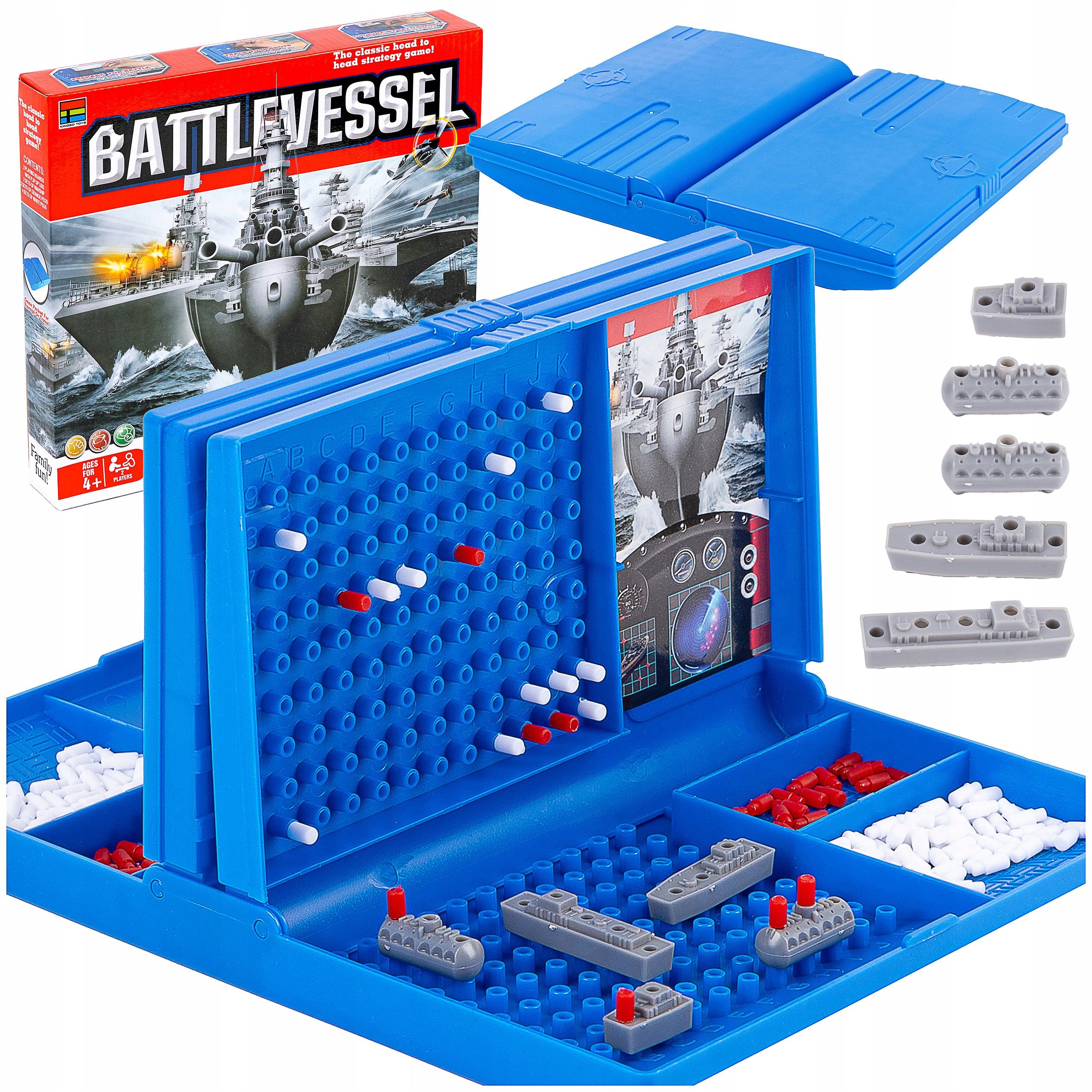 Kinderplay Dolls & Strollers Spiel Schiffe versenken Spiel – Taktikduell – Für Kinder – Koffer Set