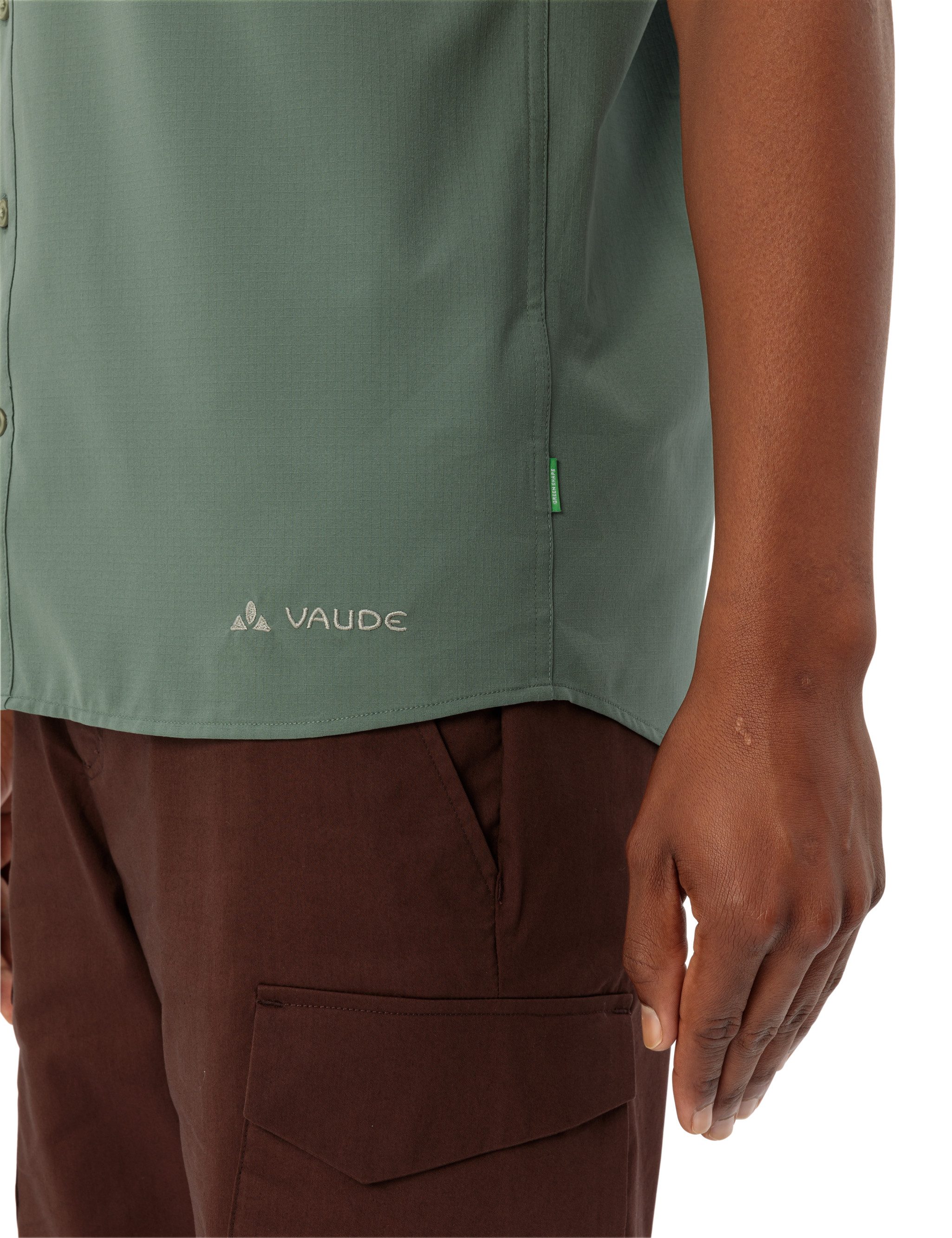 VAUDE Funktionshemd MEN'S ROSEMOOR SHIRT II mit kurzer Ärmellänge, atmungsaktives und schnelltrocknendes Material