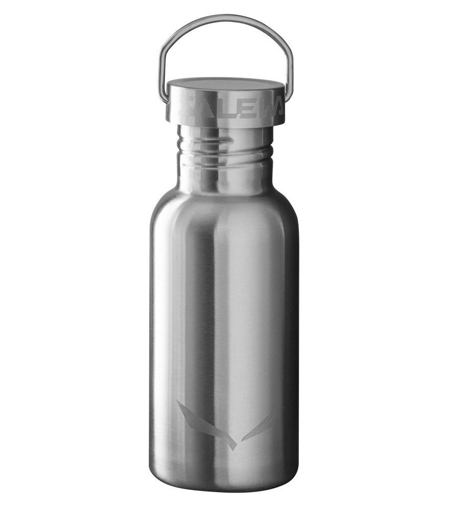 Salewa Trinkflasche Aurino Edelstahl (leicht, robuste Material) 500ml silber