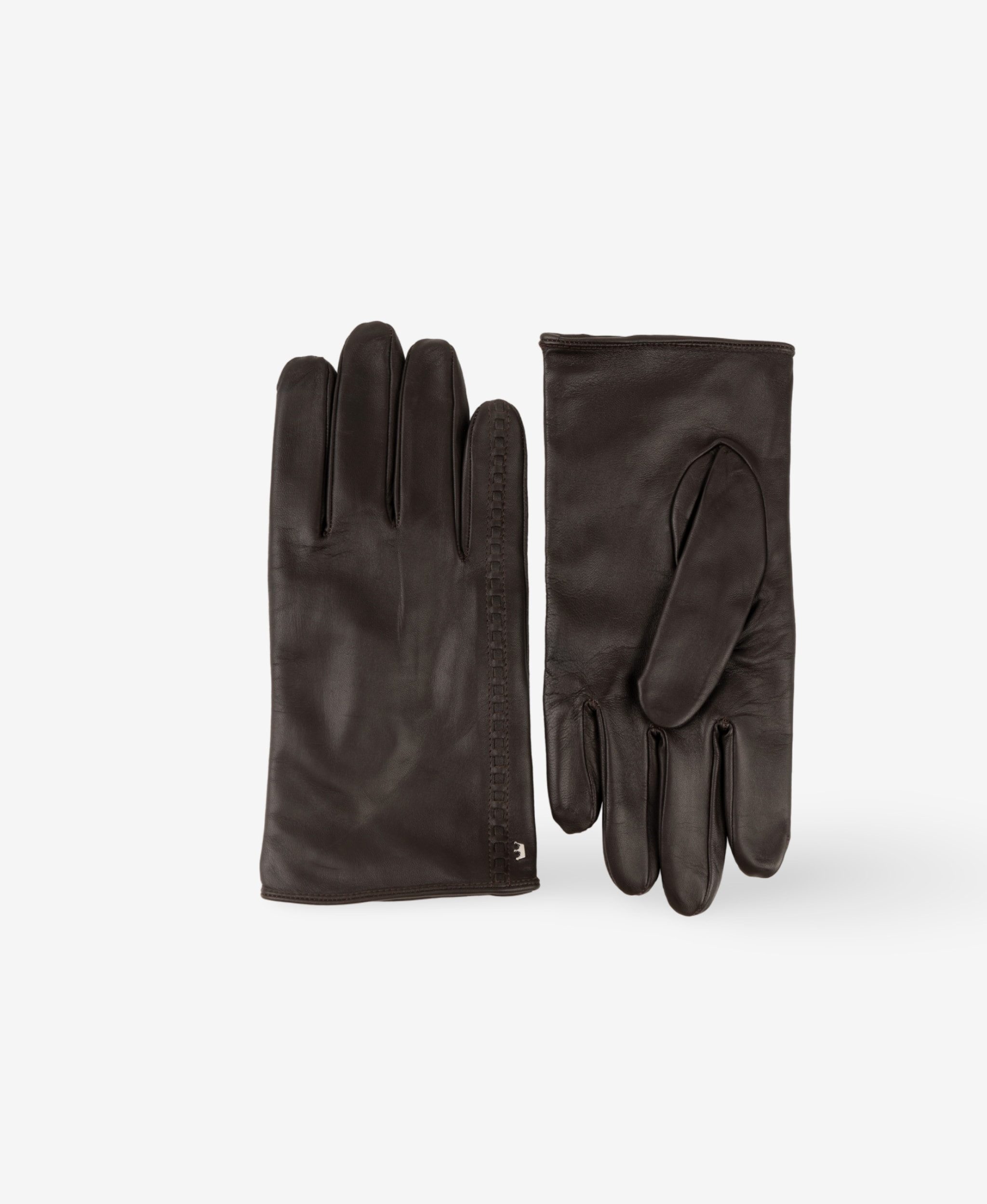 GLAMIRA Lederhandschuhe Thomas braune Lederhandschuhe (2-St)