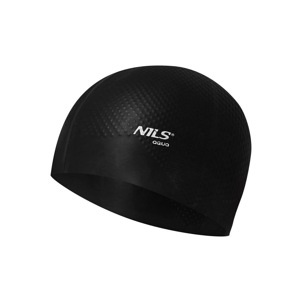 NILS AQUA Badekappe Schwimmhaube Badekappe (Spar-Set, 1 St), Innenseite mit speziellen Noppen verhindert Verrutschen