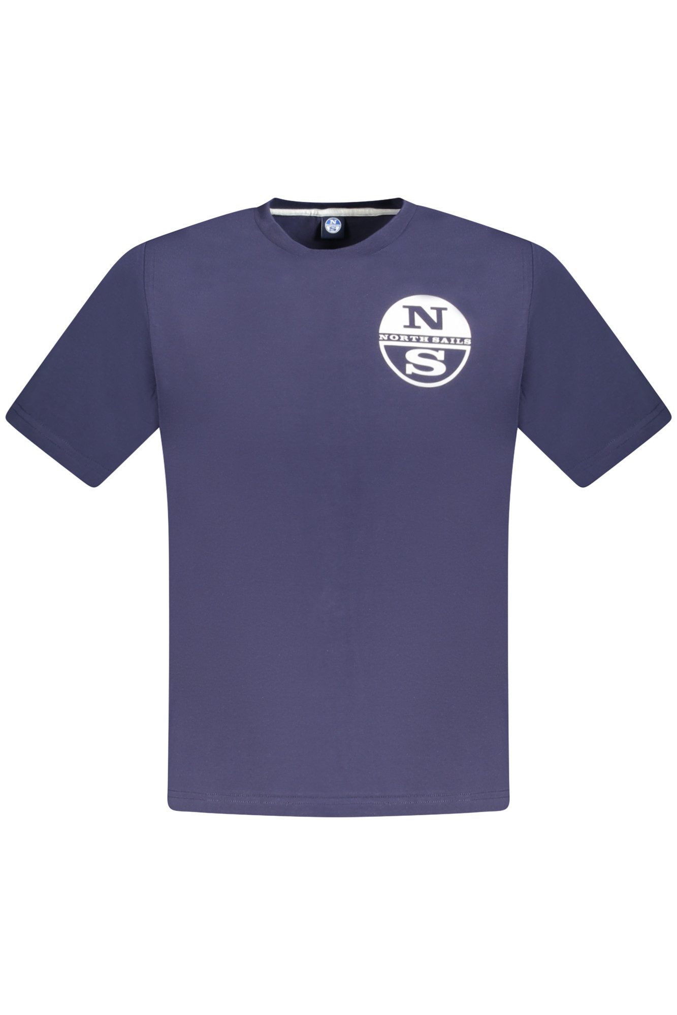 North Sails T-Shirt Blaues Herren T-Shirt mit Rundhals und Druck –