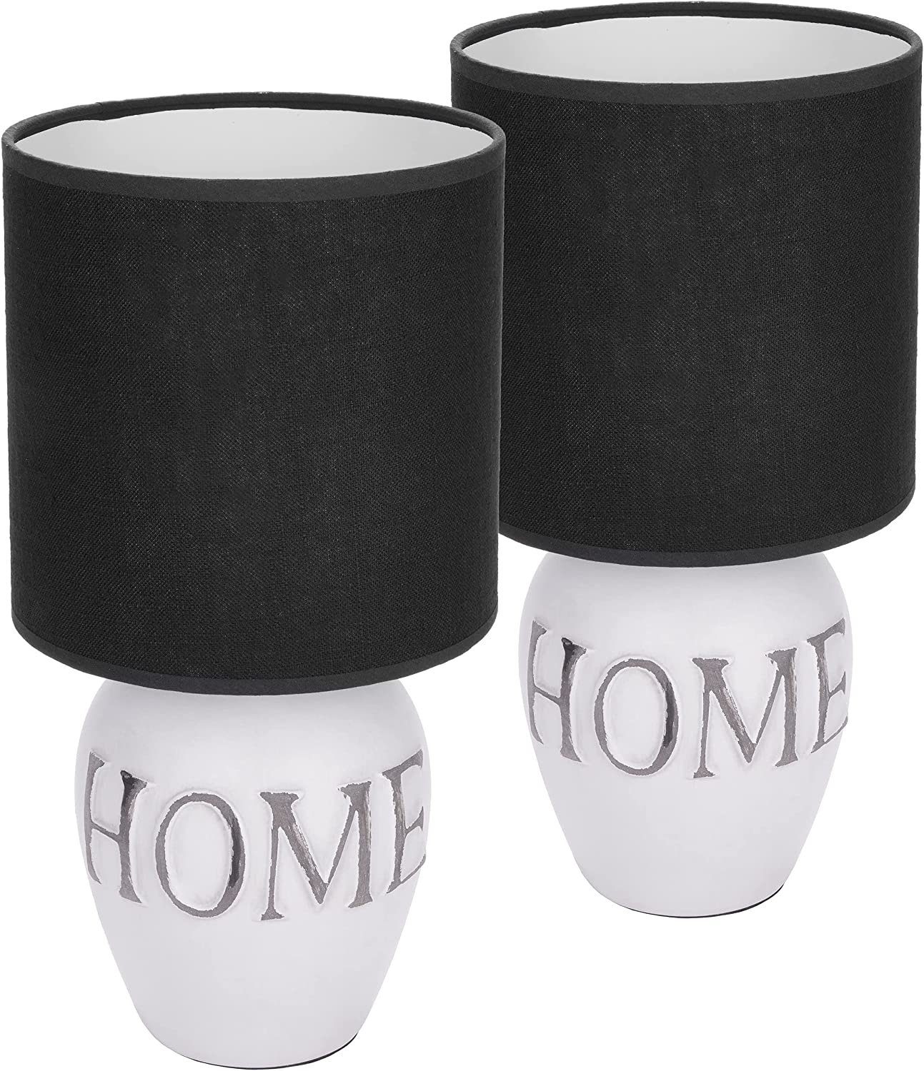 BRUBAKER Nachttischlampe Home Tischlampe, Heimat Deko Nachttischlampen 1x o günstig online kaufen
