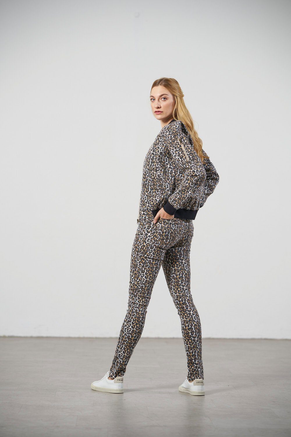 Feuervogl Blouson fv-Til:da, Contrast Rib, Wild Animal