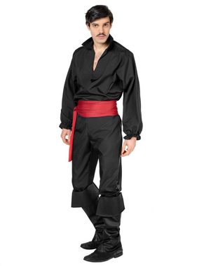 Maskworld Kostüm Zorro - Schärpe, Originalgetreue, rote Bauchbinde für den edlen Rächer