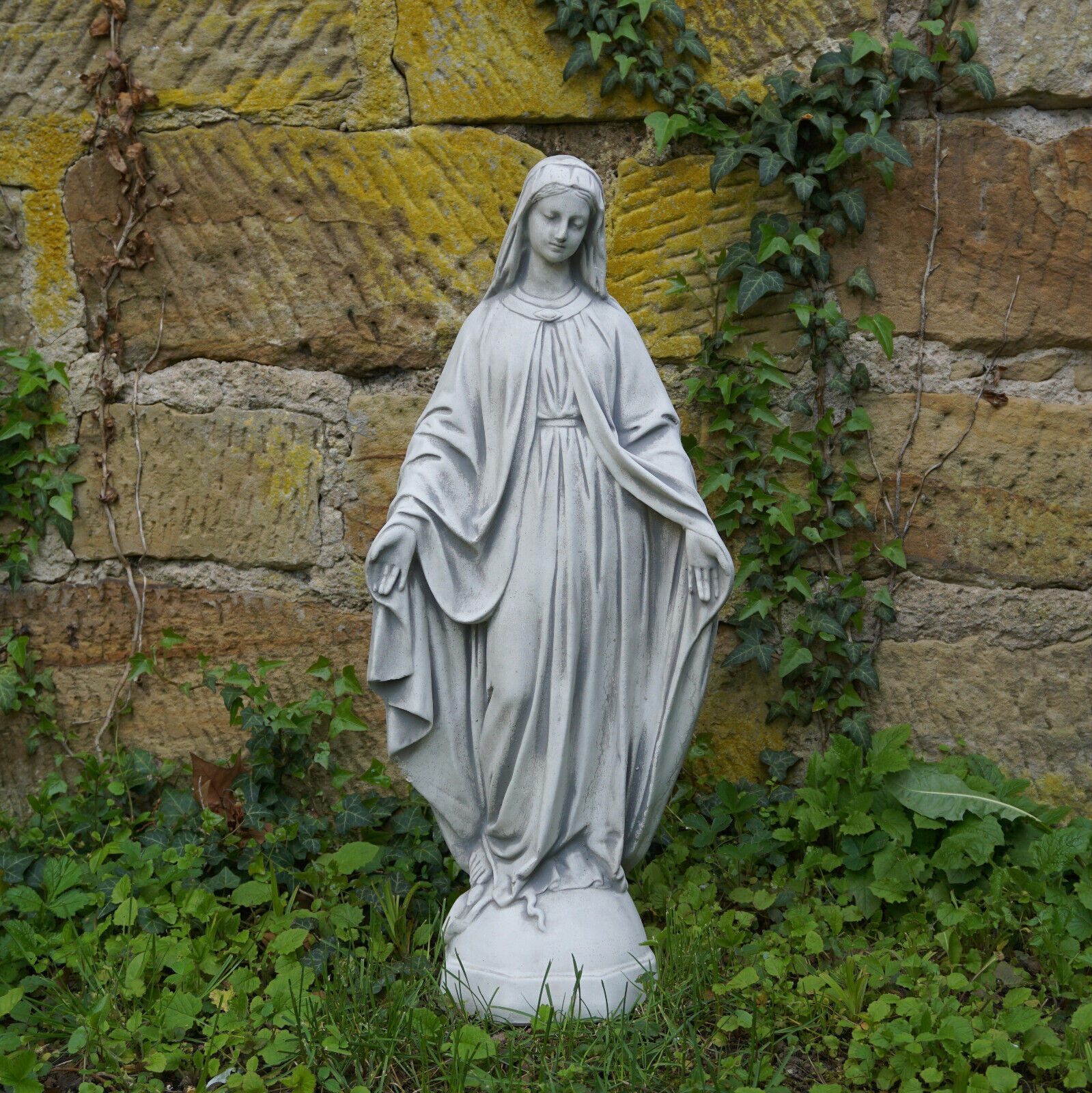 gartendekoparadies.de Gartenfigur Statue Madonna Mutter Maria, Steinfigur, günstig online kaufen