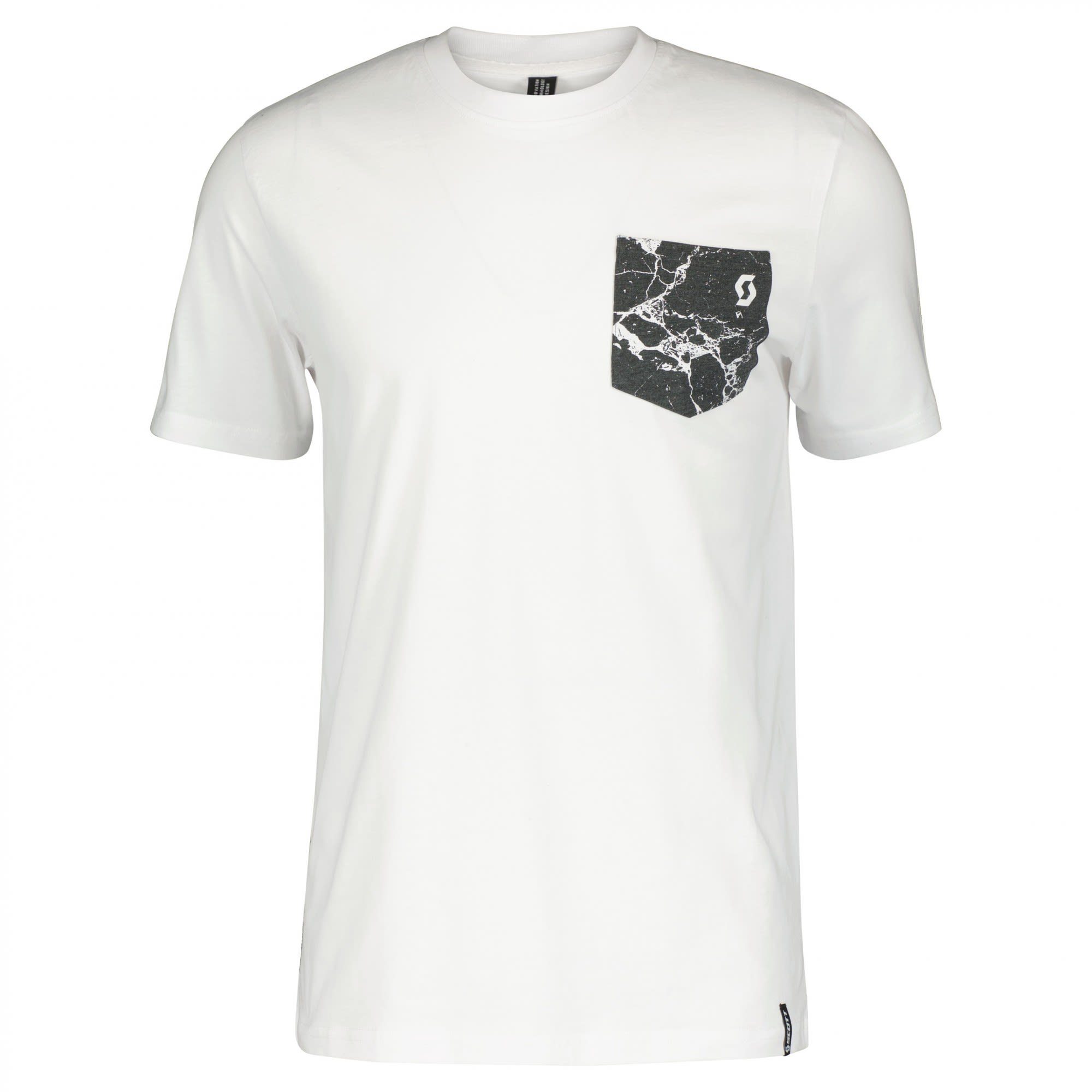 T-Shirt Scott White Kurzarm-Shirt Pocket Scott Tee M Herren S/sl