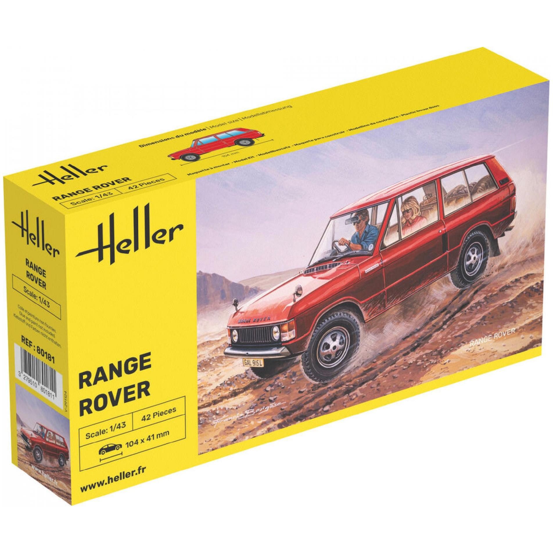 Heller Modellbausatz Range Rover / 1:43, Maßstab 1:43