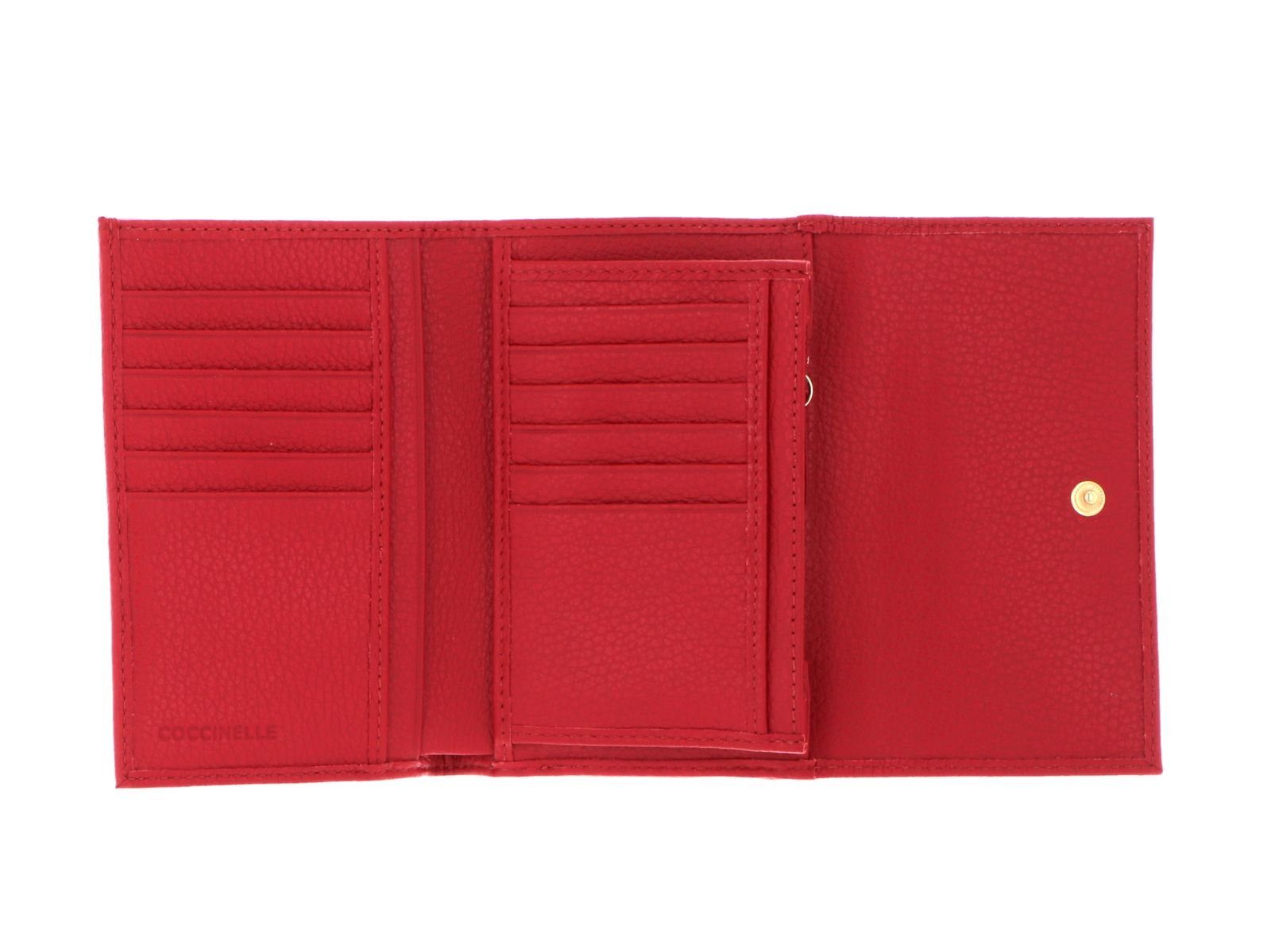 COCCINELLE Geldbörse Metallic Soft, aus echtem günstig online kaufen
