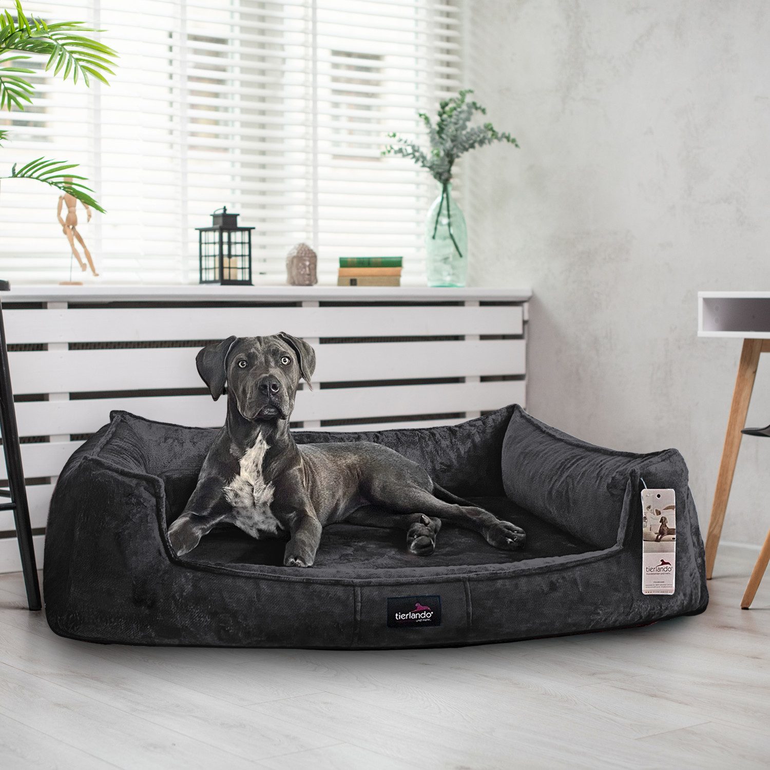 tierlando® Tierbett Orthopädisches Hundebett FRANKLIN Kuscheliger günstig online kaufen