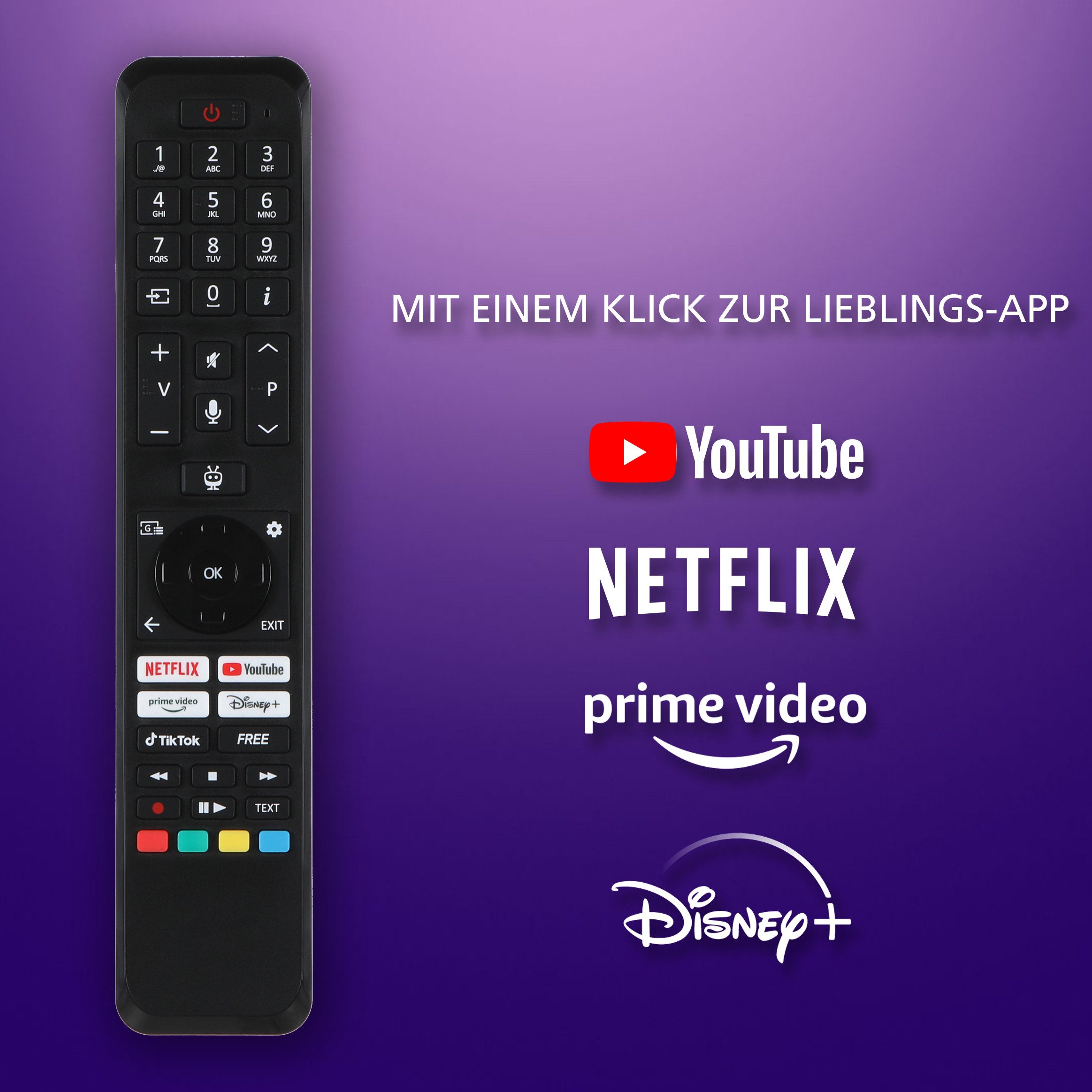 JVC LT-40VF5355W LCD-LED Fernseher (102 cm/40 Zoll, Full HD, Smart TV powered by TiVo, TiVo Smart TV, HDR, Triple-Tuner, 6 Monate HD)