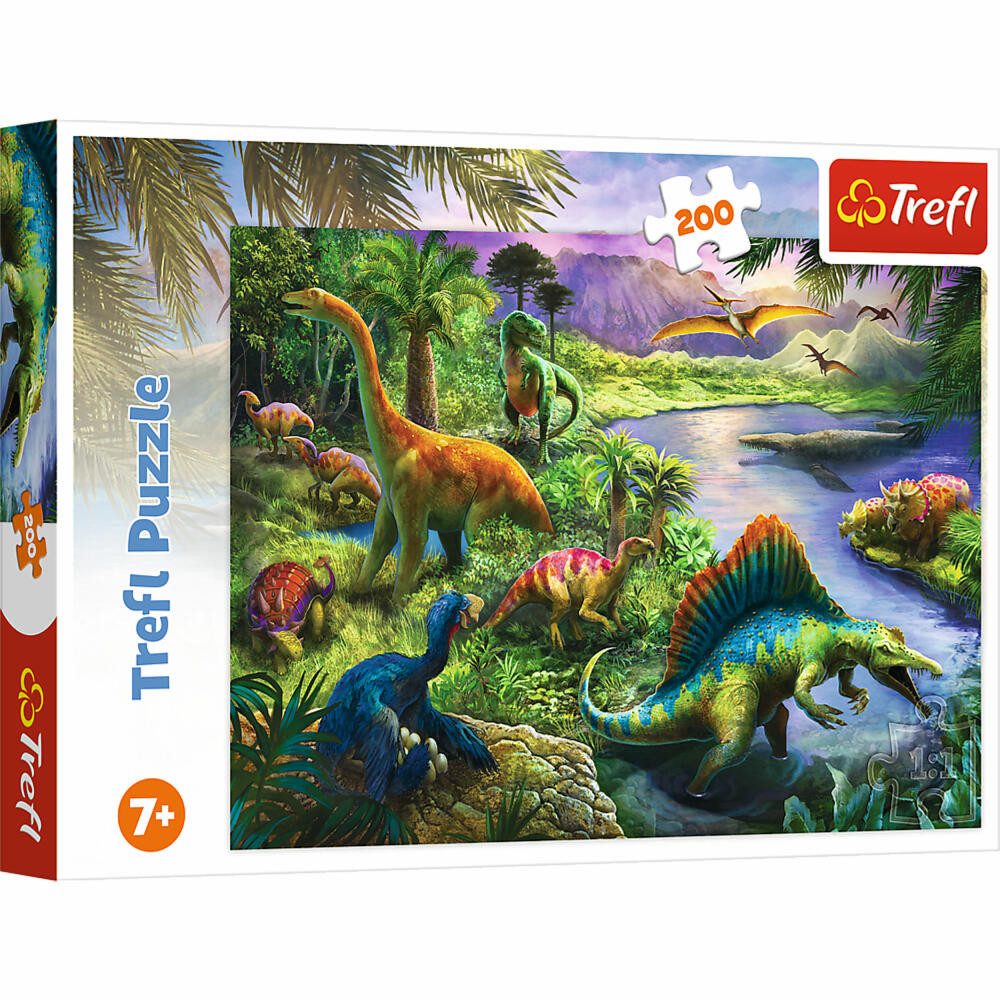 Trefl Puzzle Dinosaurier, 200 Puzzleteile günstig online kaufen