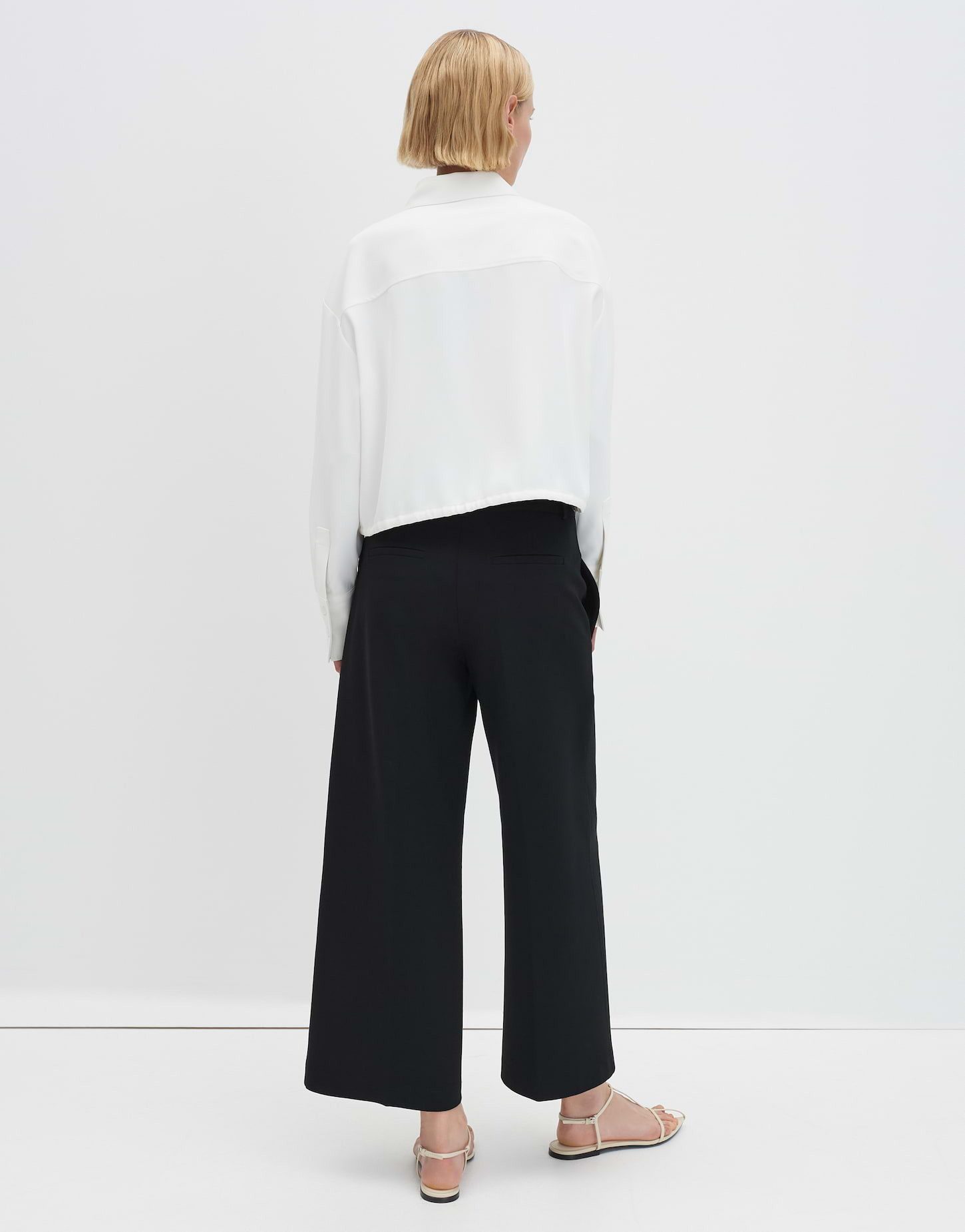 someday Hemdbluse ZALANCE Boxy mit Tunnelzug ovaler Schnitt, dezente Twillstruktur, fließender Fall