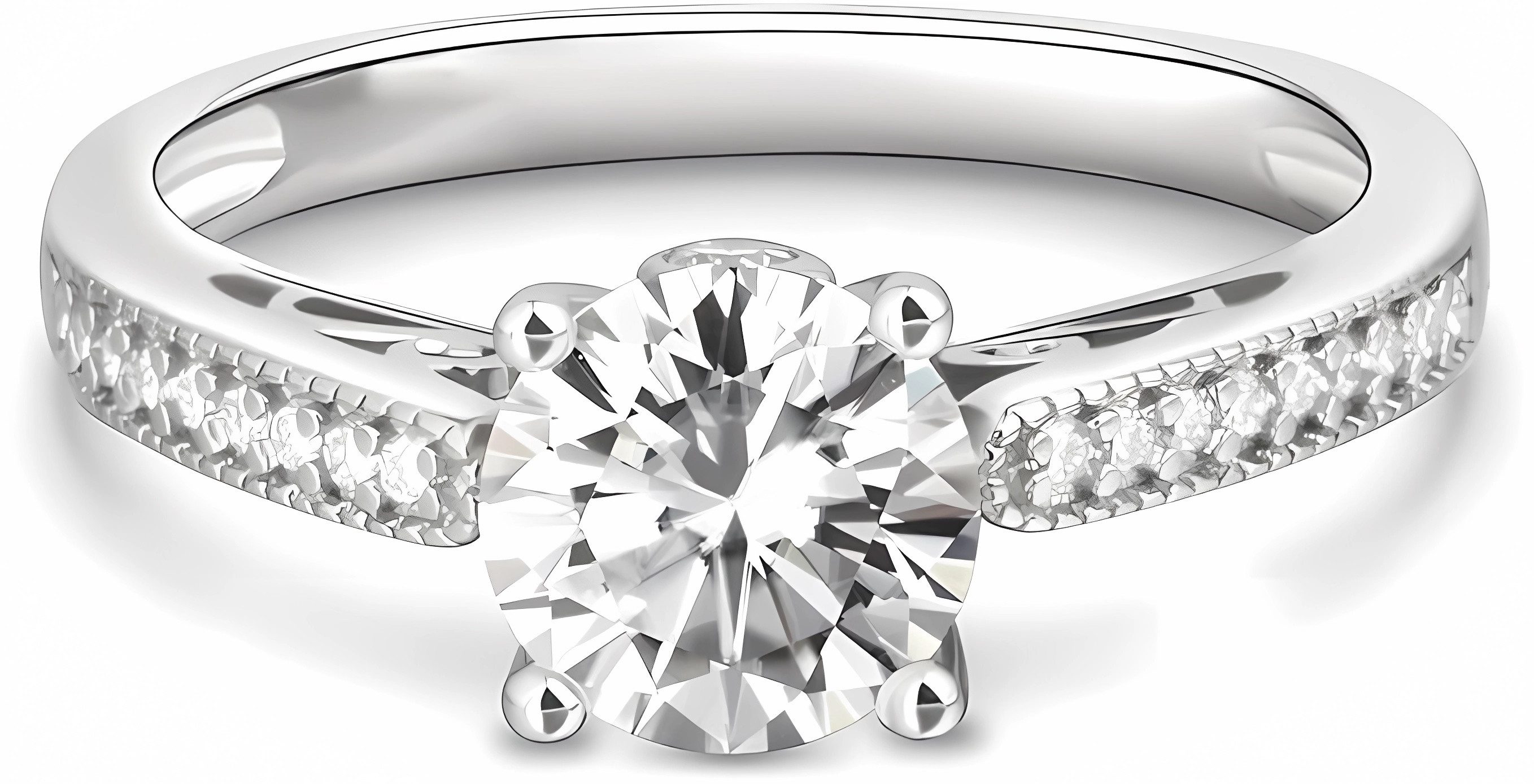 Jumpeak Diamantring Verlobungsring Damen,Brautset,Mutter Tochter Geschenk,Eheringe Gold, 1,2 ct ring gold,E,VS2,3EX,Solitärring,Minimalistisch,runder Diamant