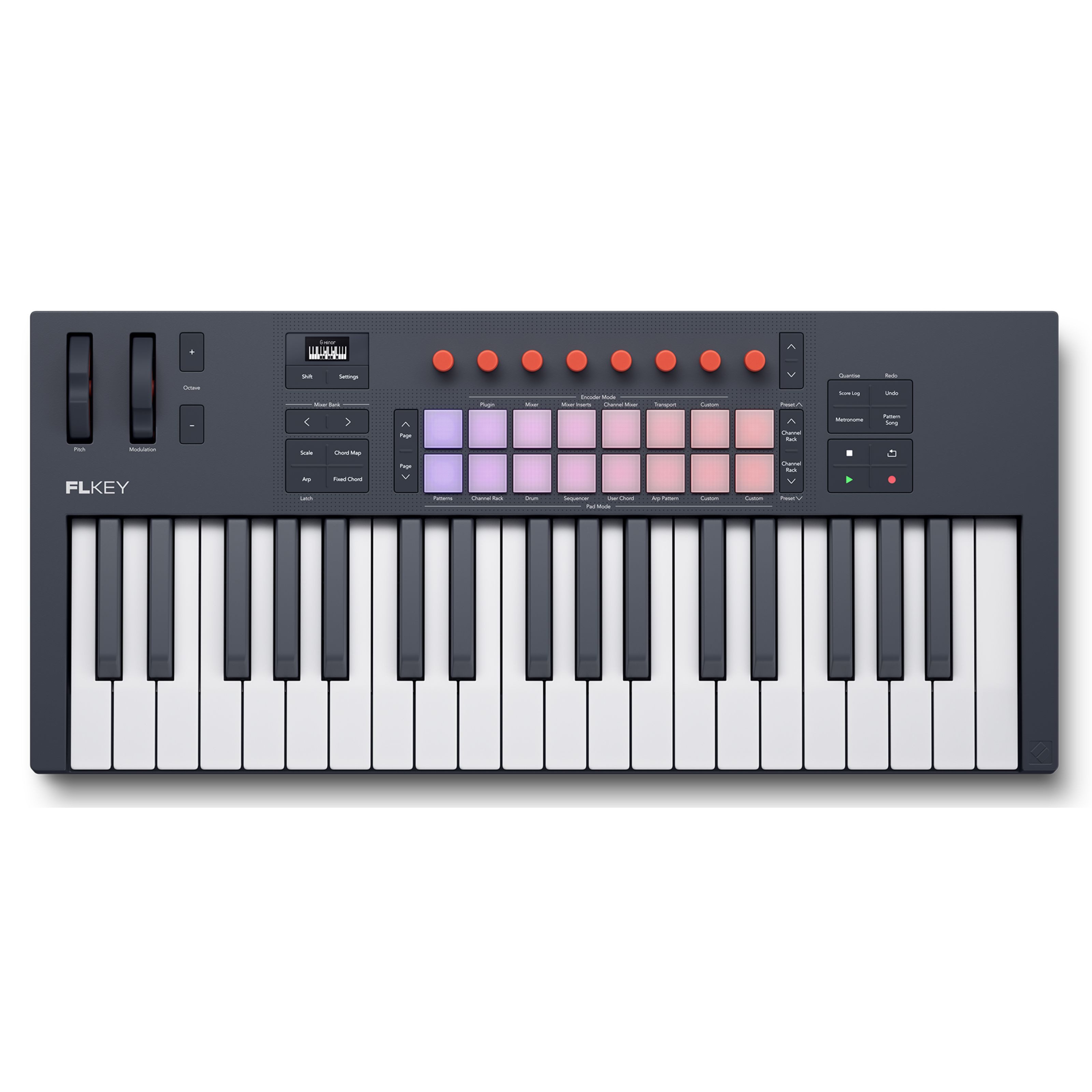 Novation Masterkeyboard (Masterkeyboards, MIDI-Keyboard 25), FLkey 2 37 - Midi Keyboard