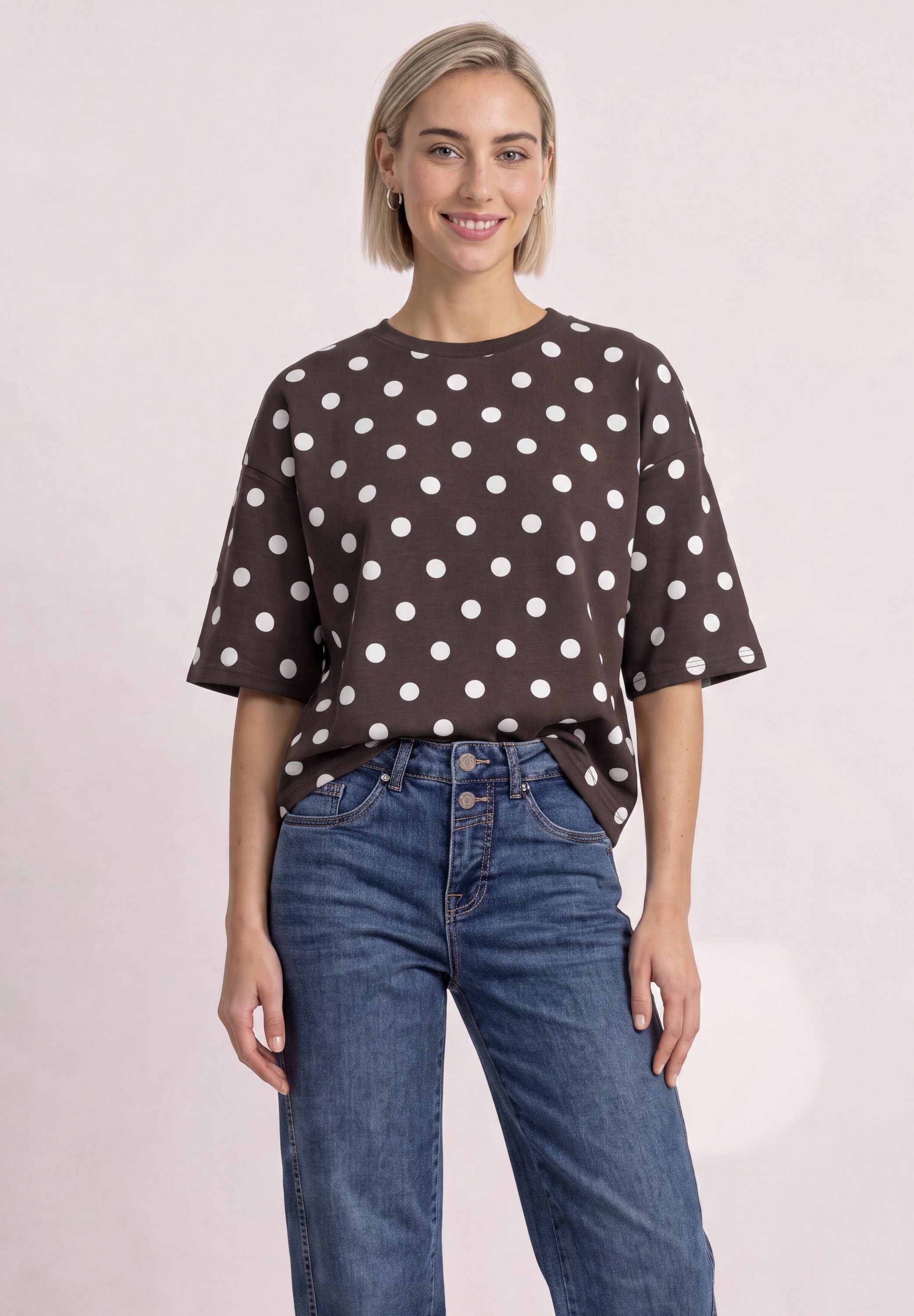 STREET ONE Sweatshirt aus softem Materialmix