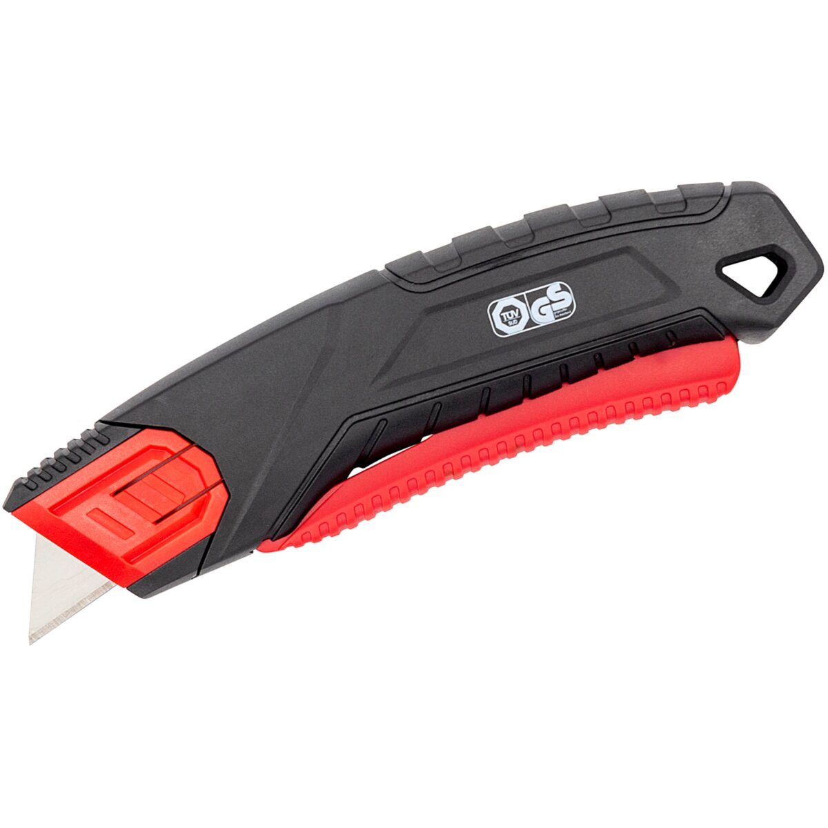 WEDO Cutter Cuttermesser Safety-Cutter PLUS 839 mit Hebel schwarz/rot