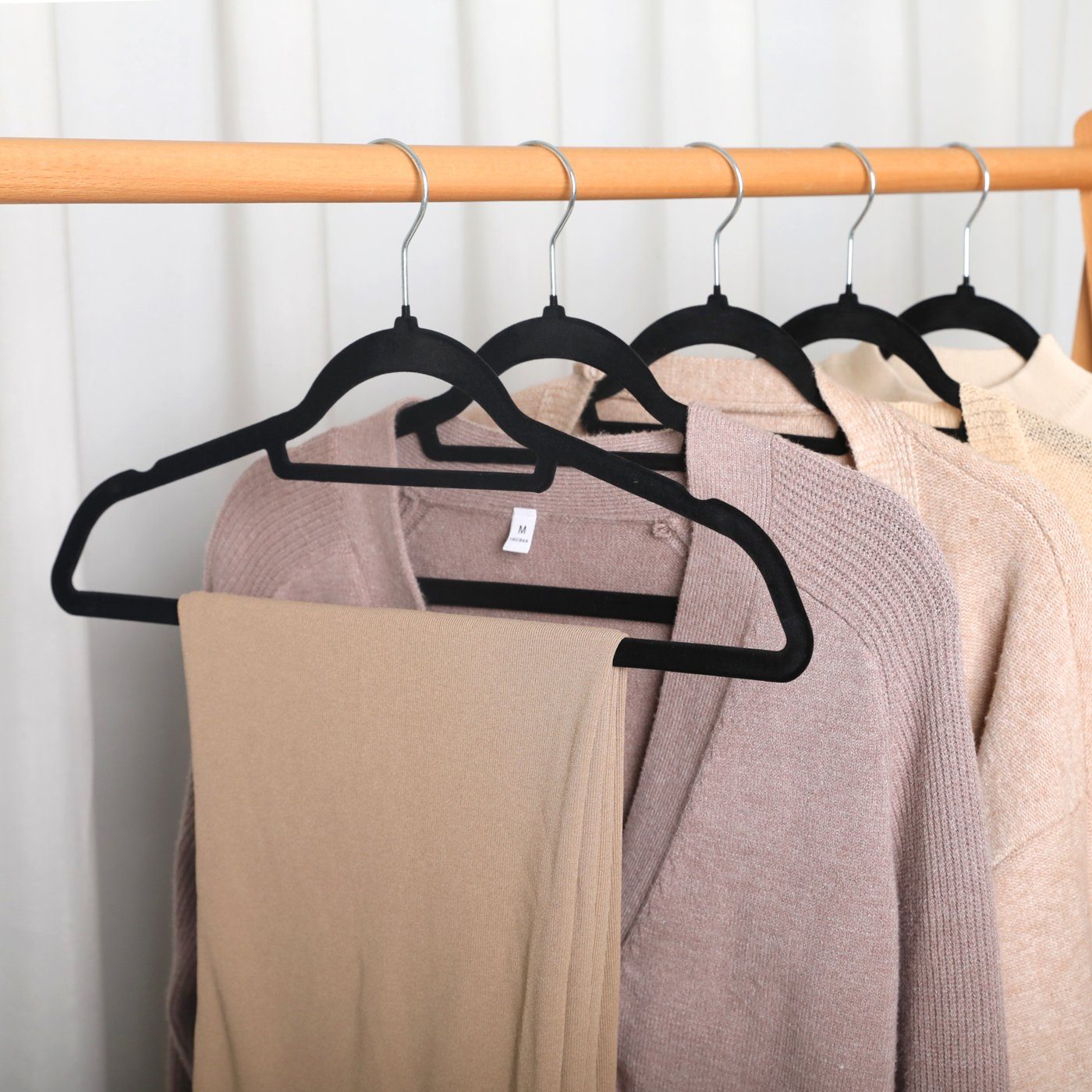 SVITA Kleiderbügel, (10-tlg), Rutschfest, Samt, Ordnung, Platzsparend, Dreh günstig online kaufen