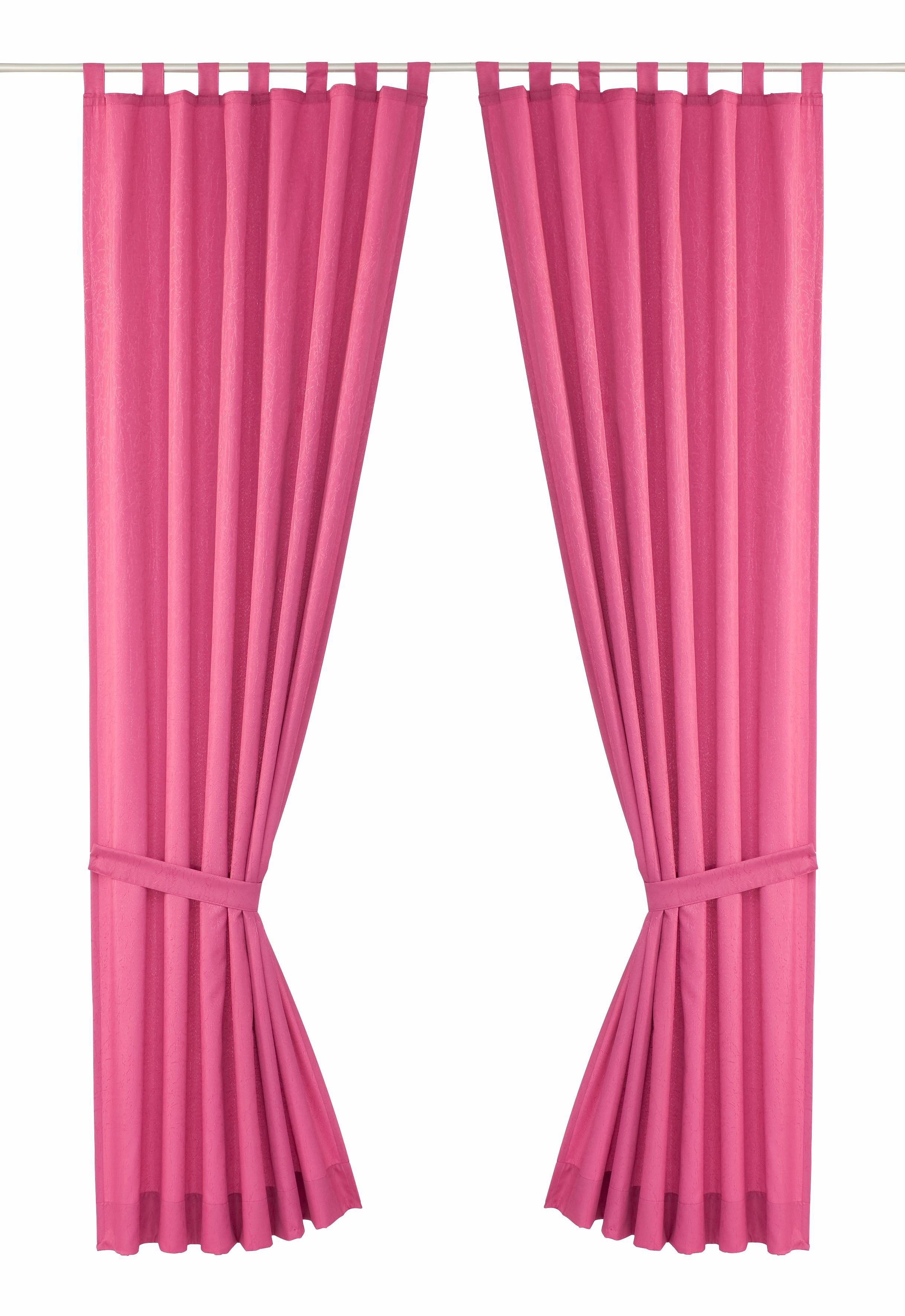 blickdicht Wirth, Schlaufen St), pink Vorhang (2 Lahnstein,