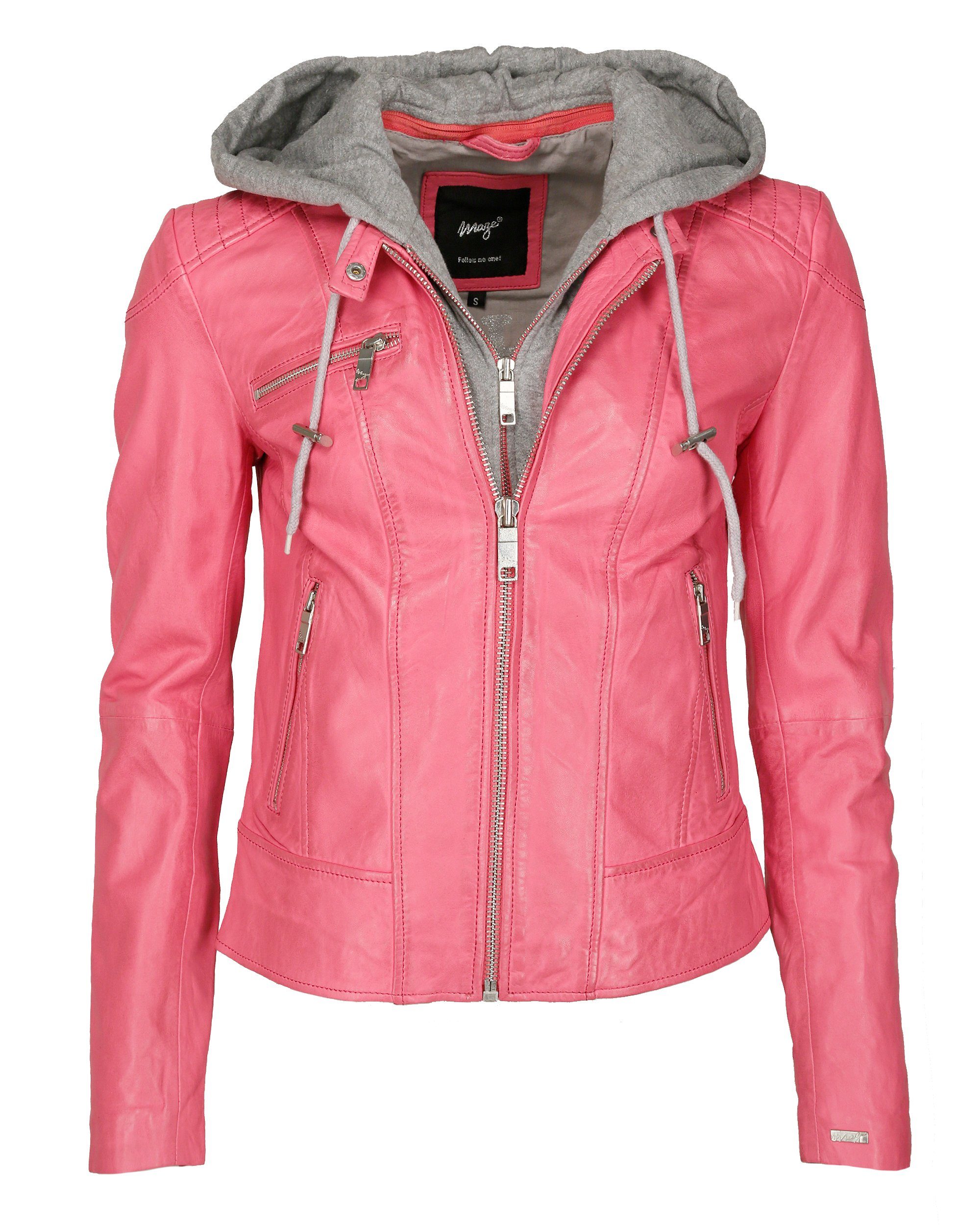 pink Maze Mico Lederjacke