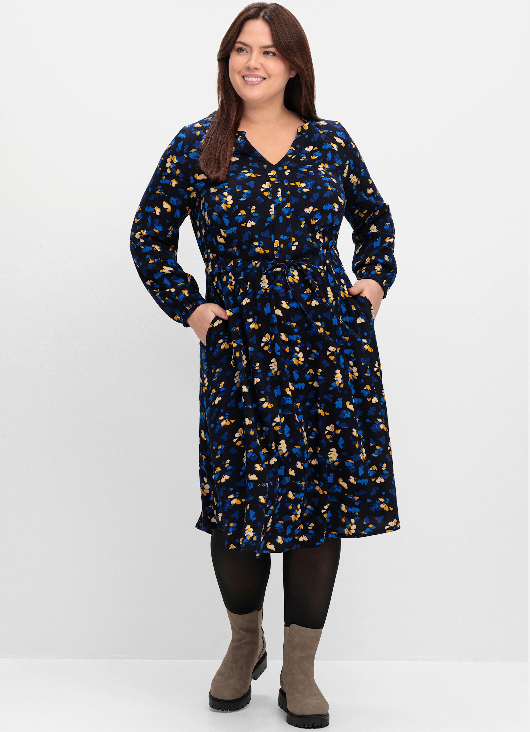 Sheego Etuikleid Druckkleid . günstig online kaufen