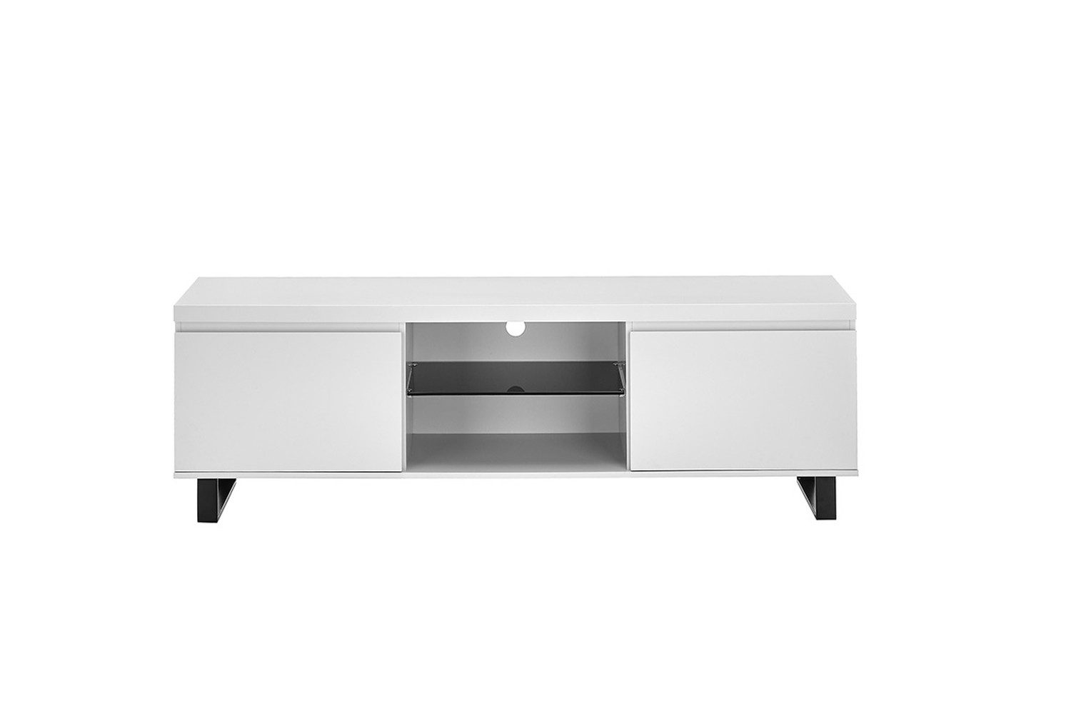 MCA furniture Lowboard in weiß, HWP - 166x54x40cm (BxHxT)
