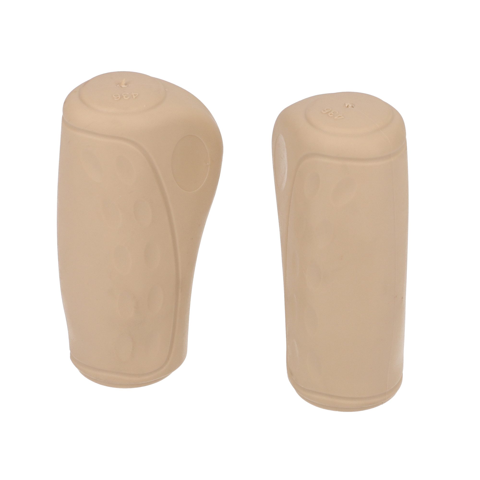 Westphal Fahrradlenkergriff Griffe 92 mm NR 438 Ellipsis beige paarweise TPE Schaltgriff